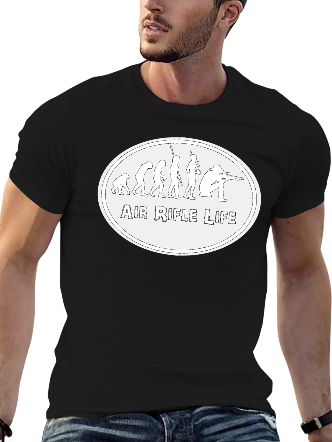 Air Rifle Life Evolution T-Shirt - Black