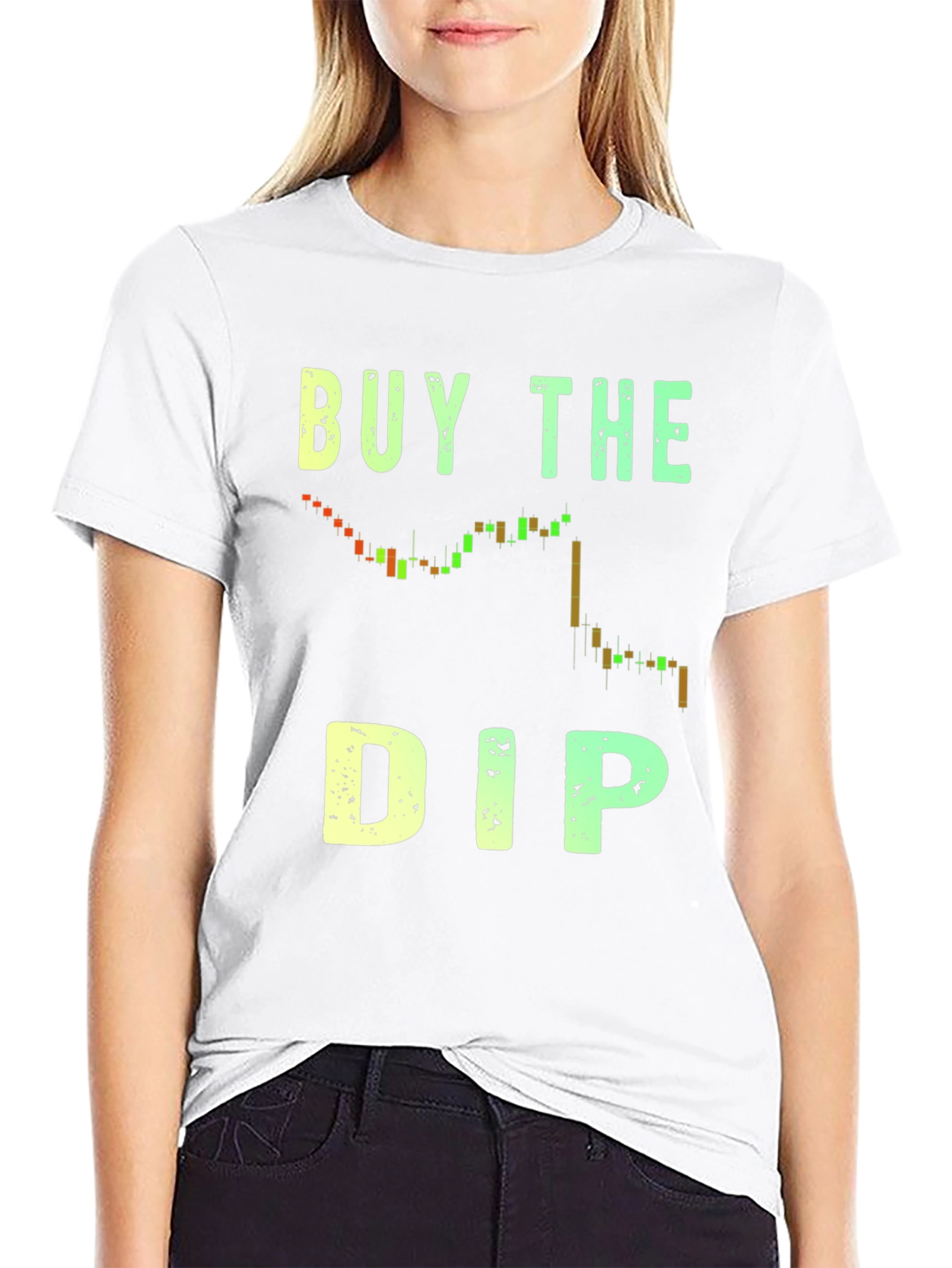 Buy The Dip Crypto Trading Black T-Shirt
