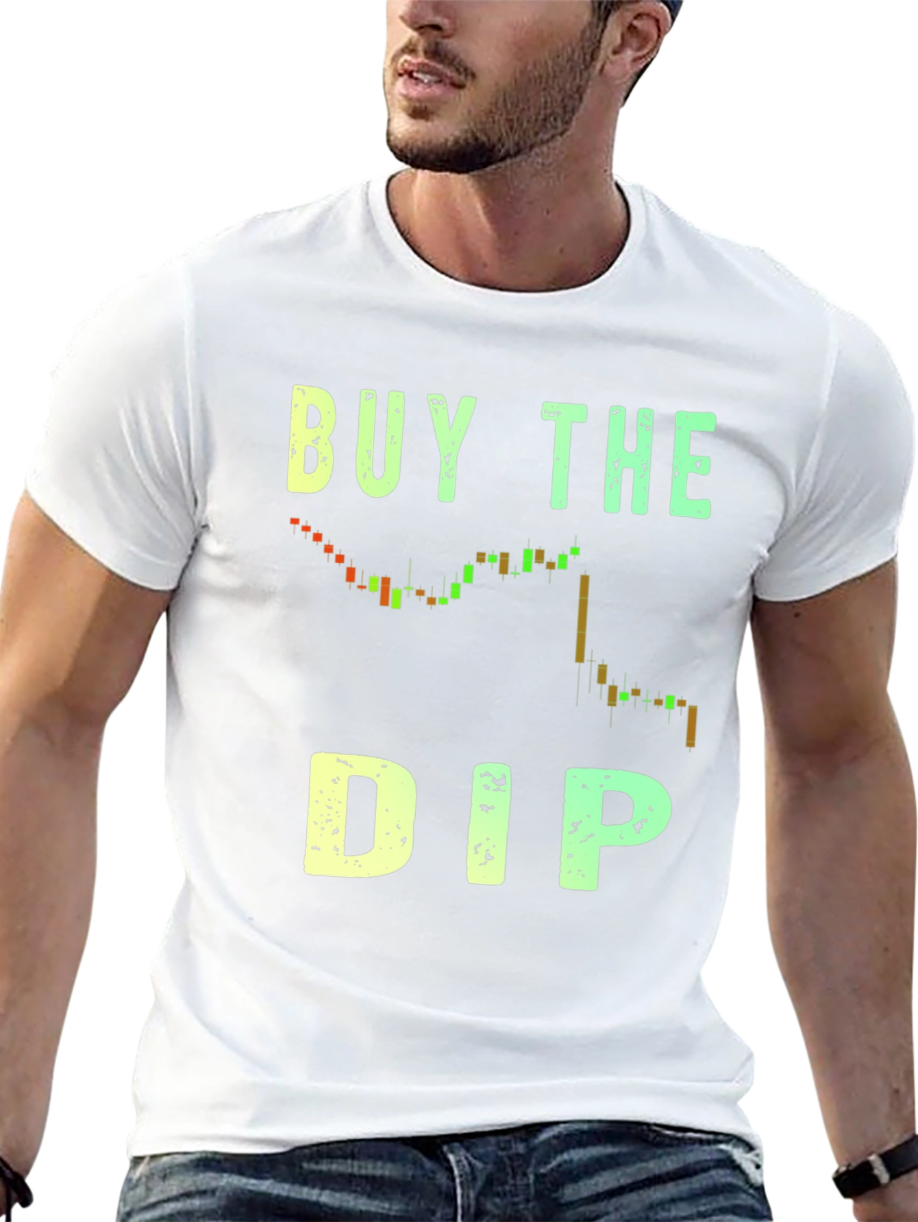 Buy The Dip Crypto Trading Black T-Shirt