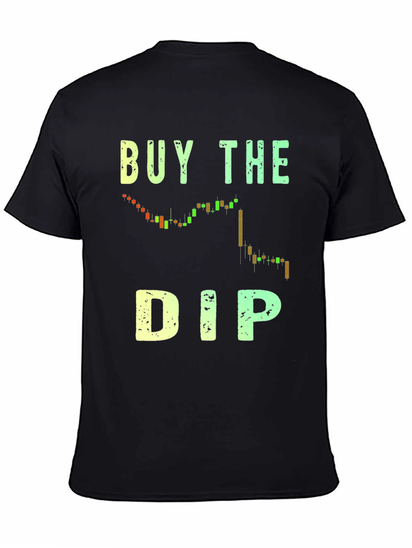 Buy The Dip Crypto Trading Black T-Shirt