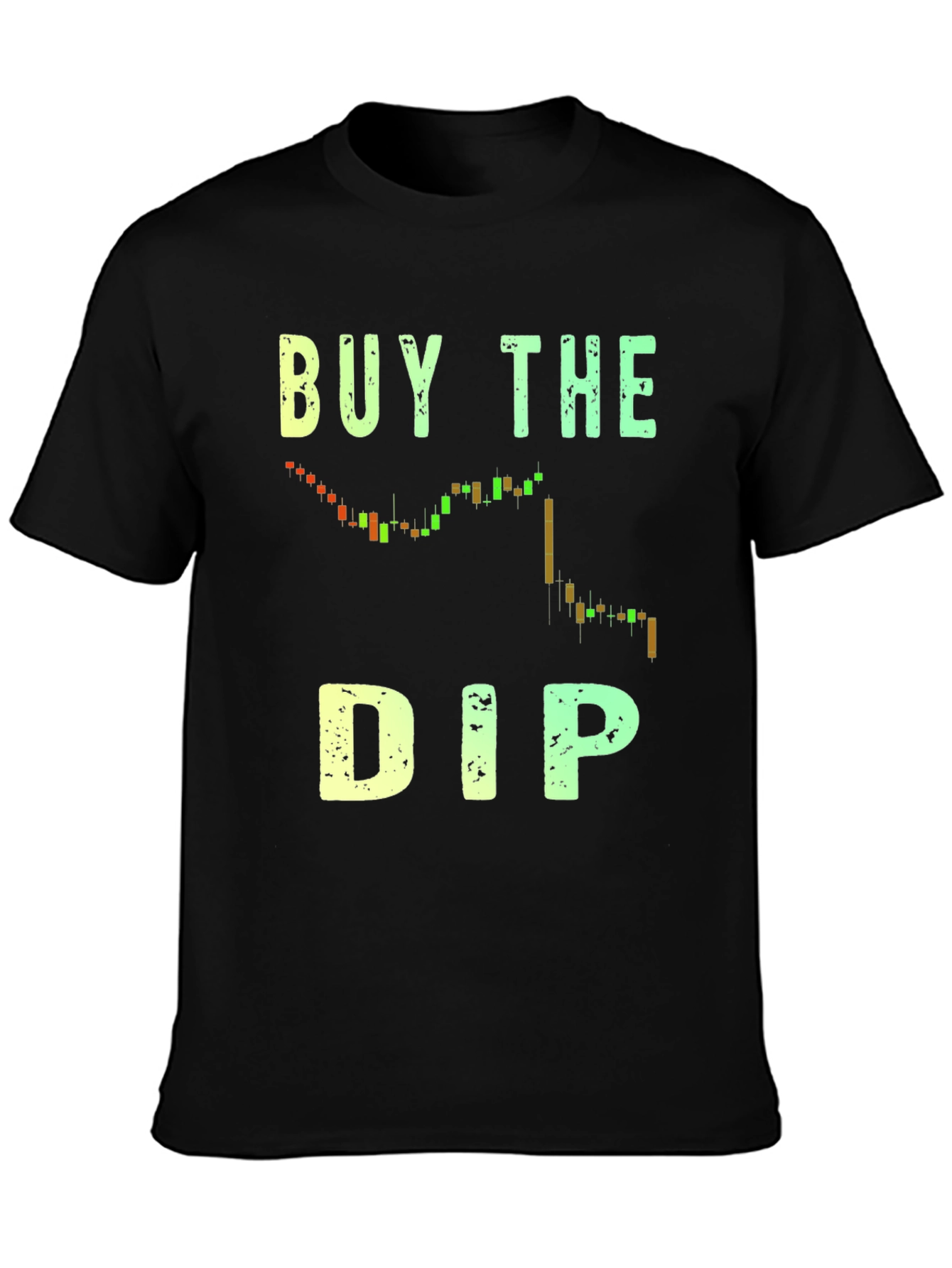Buy The Dip Crypto Trading Black T-Shirt