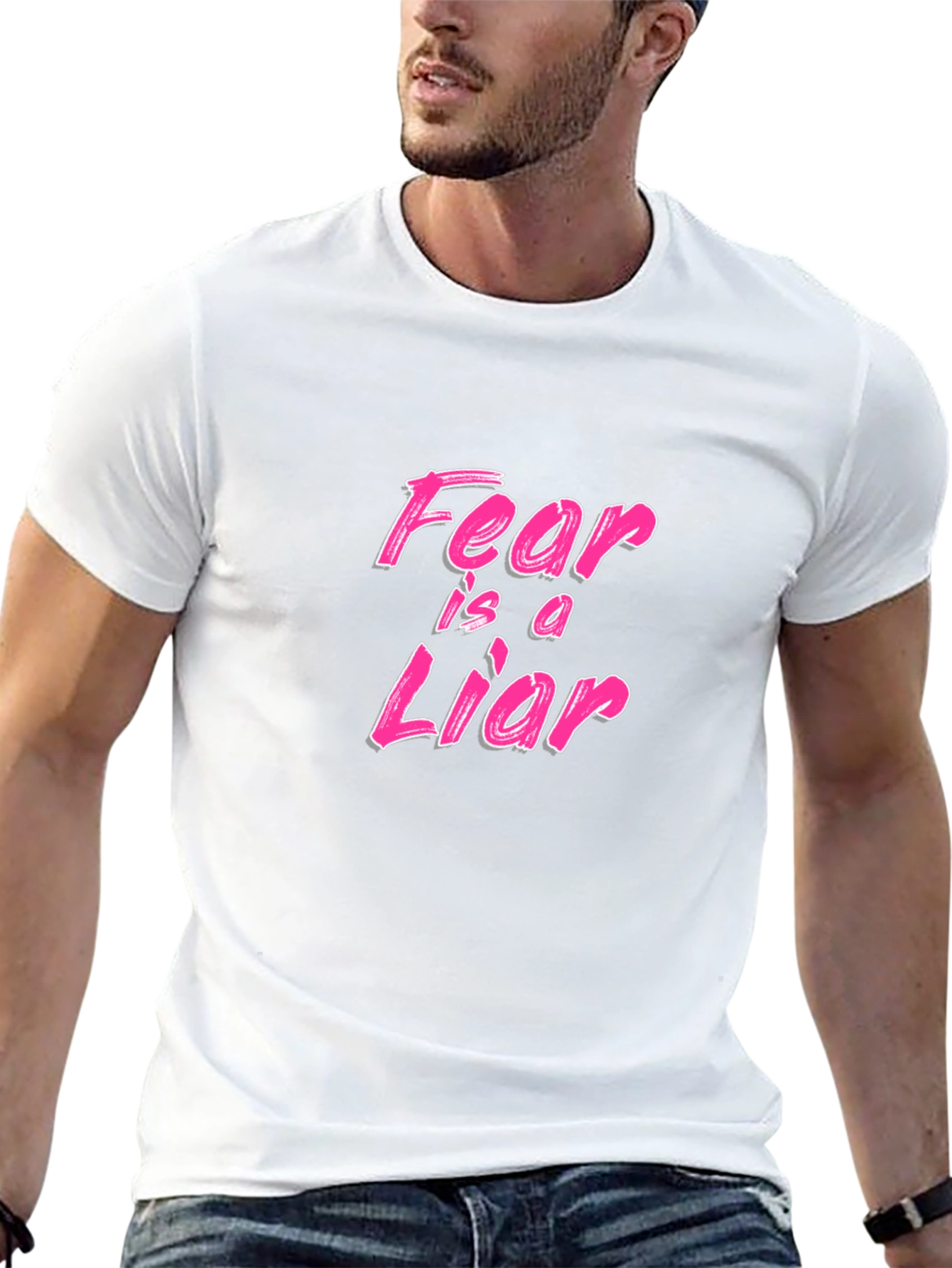 Fear is a Liar Graphic Tee - Black T-Shirt