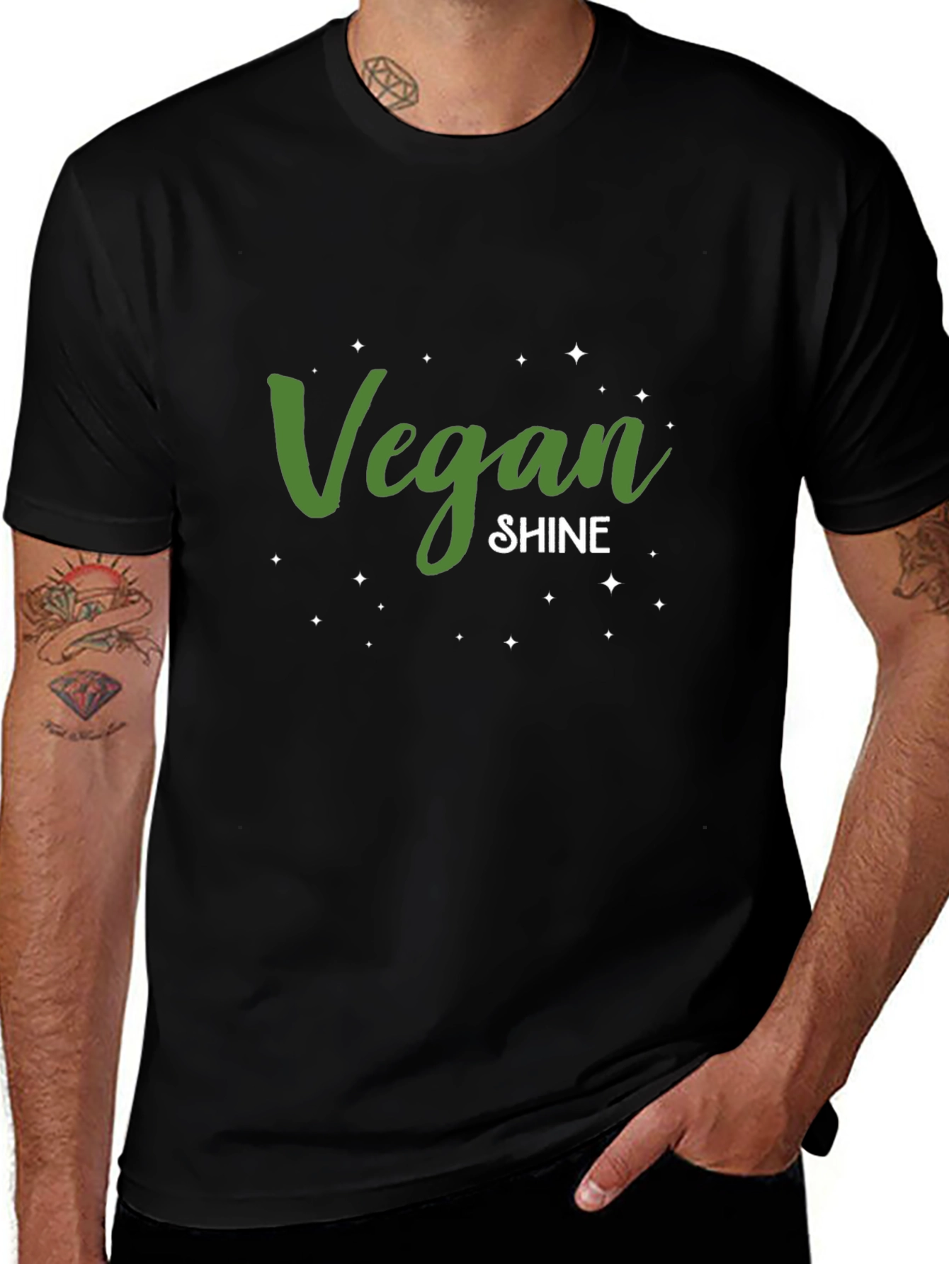Vegan Shine T-Shirt - Stylish & Comfortable