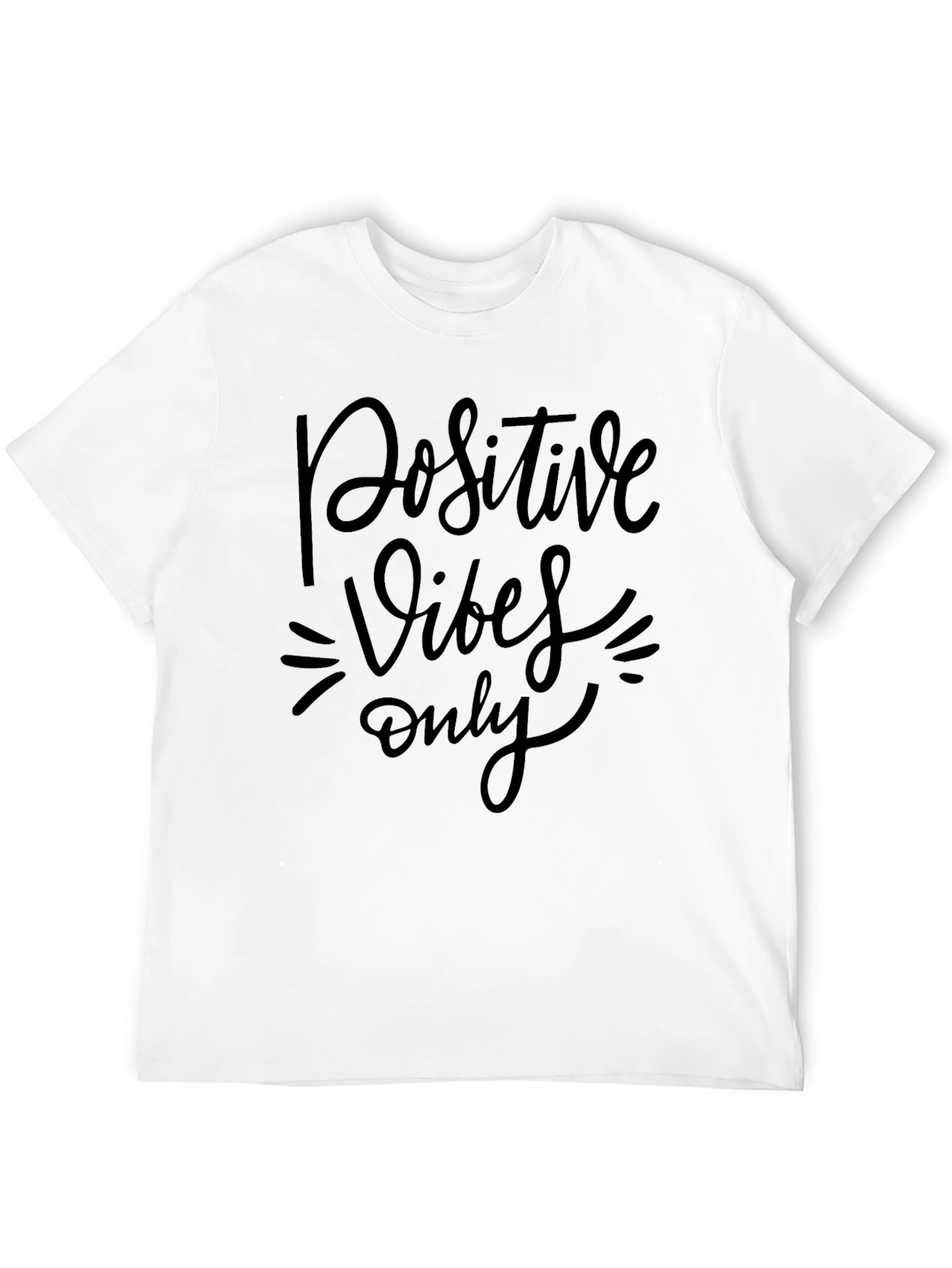 Positive Vibes Only Graphic T-Shirt