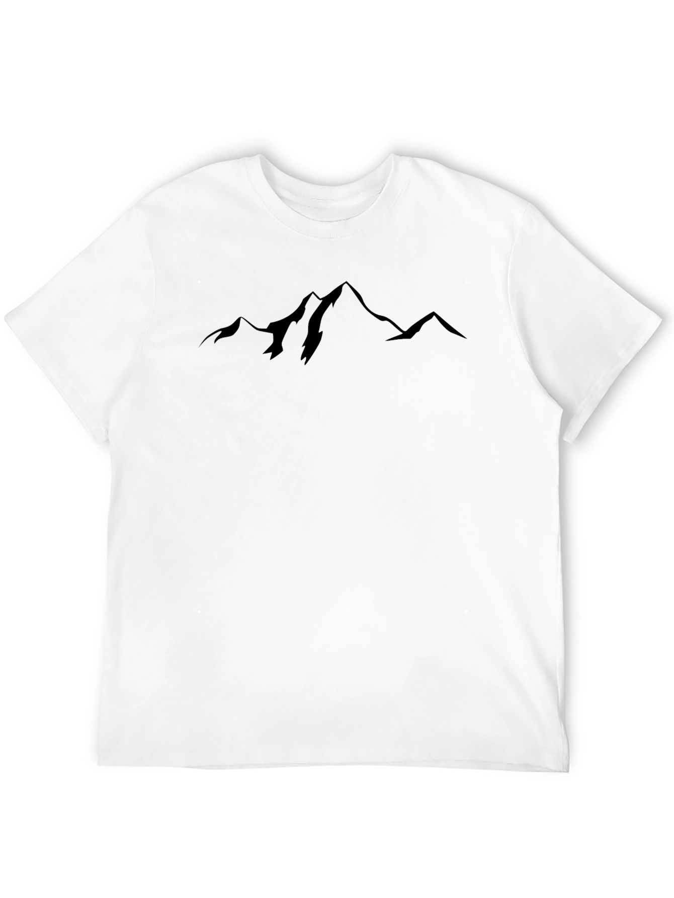 Mountain Silhouette Black T-Shirt