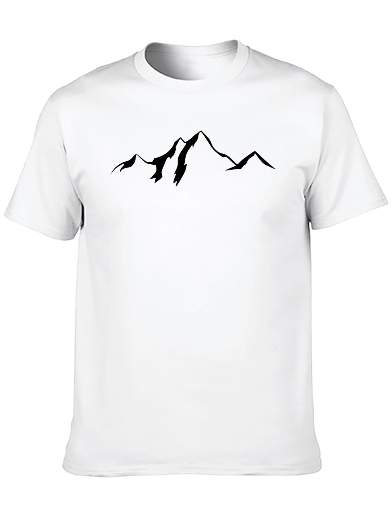 Mountain Silhouette Black T-Shirt