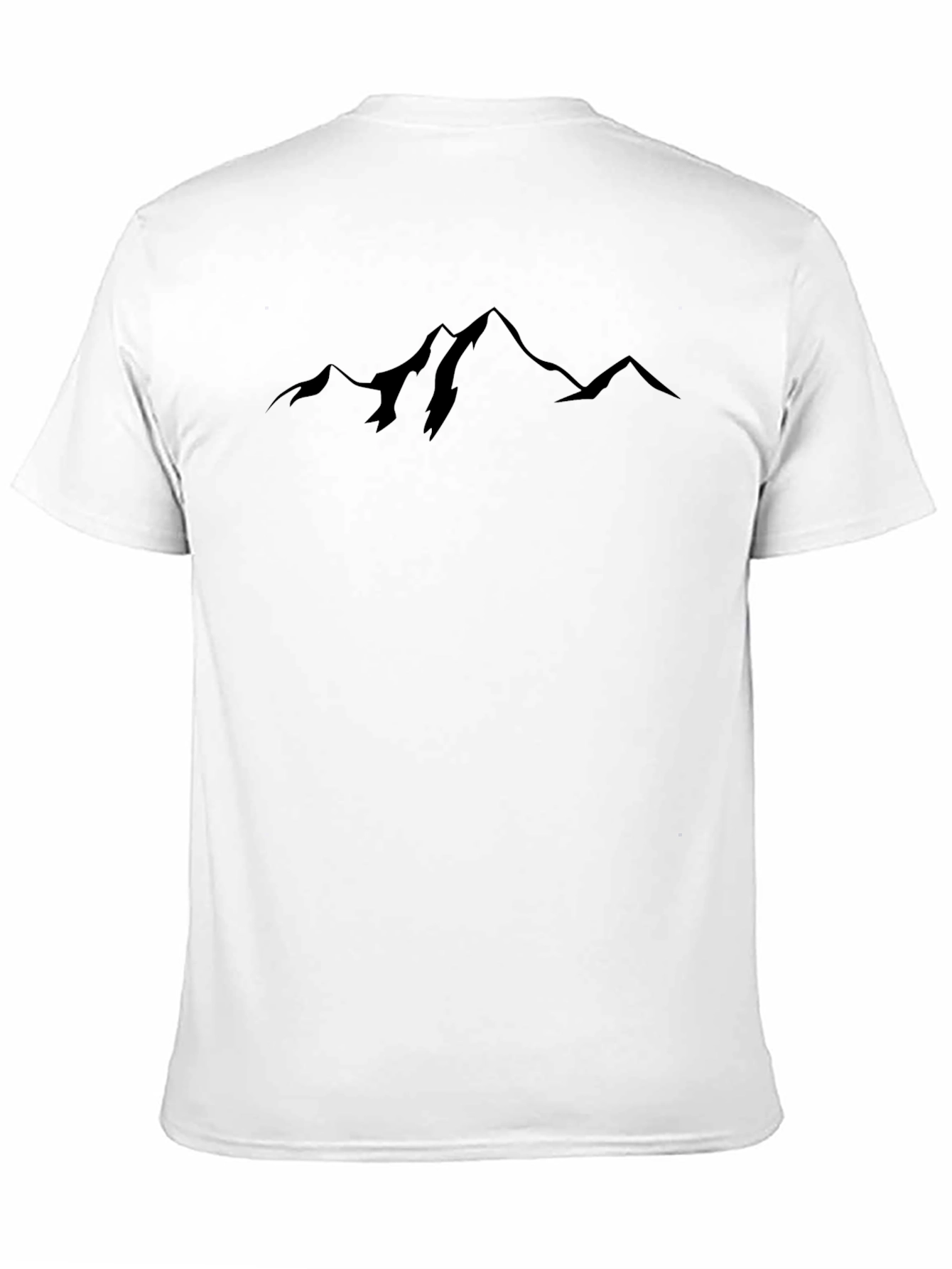 Mountain Silhouette Black T-Shirt