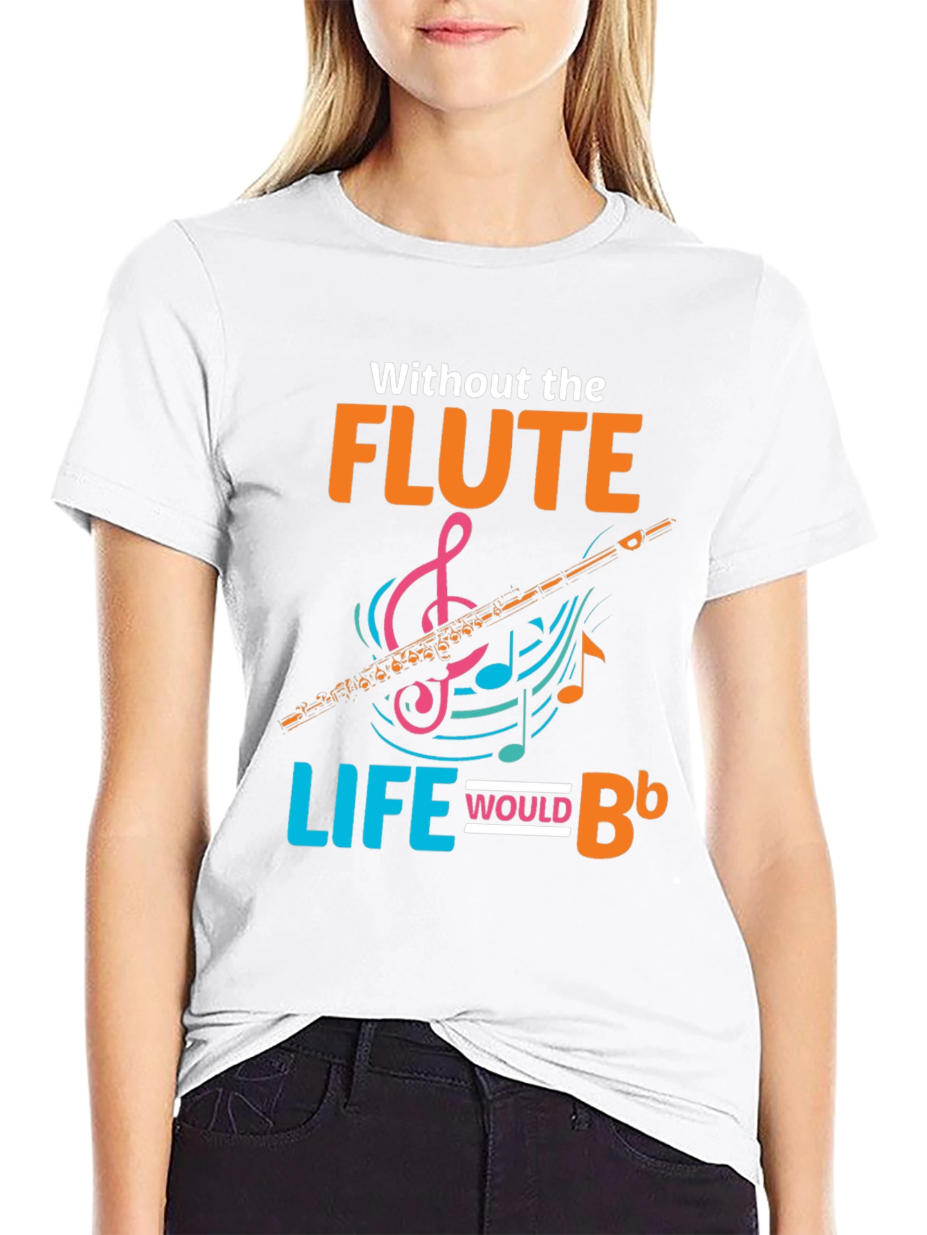 Flute Life T-Shirt: Musical Instrument Tee for Musicians