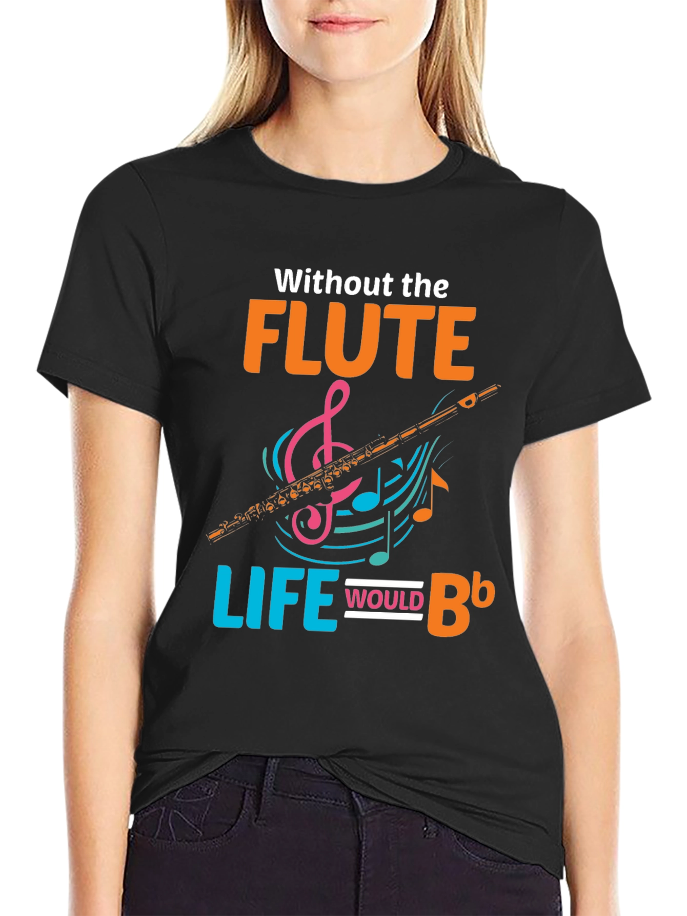 Flute Life T-Shirt: Musical Instrument Tee for Musicians