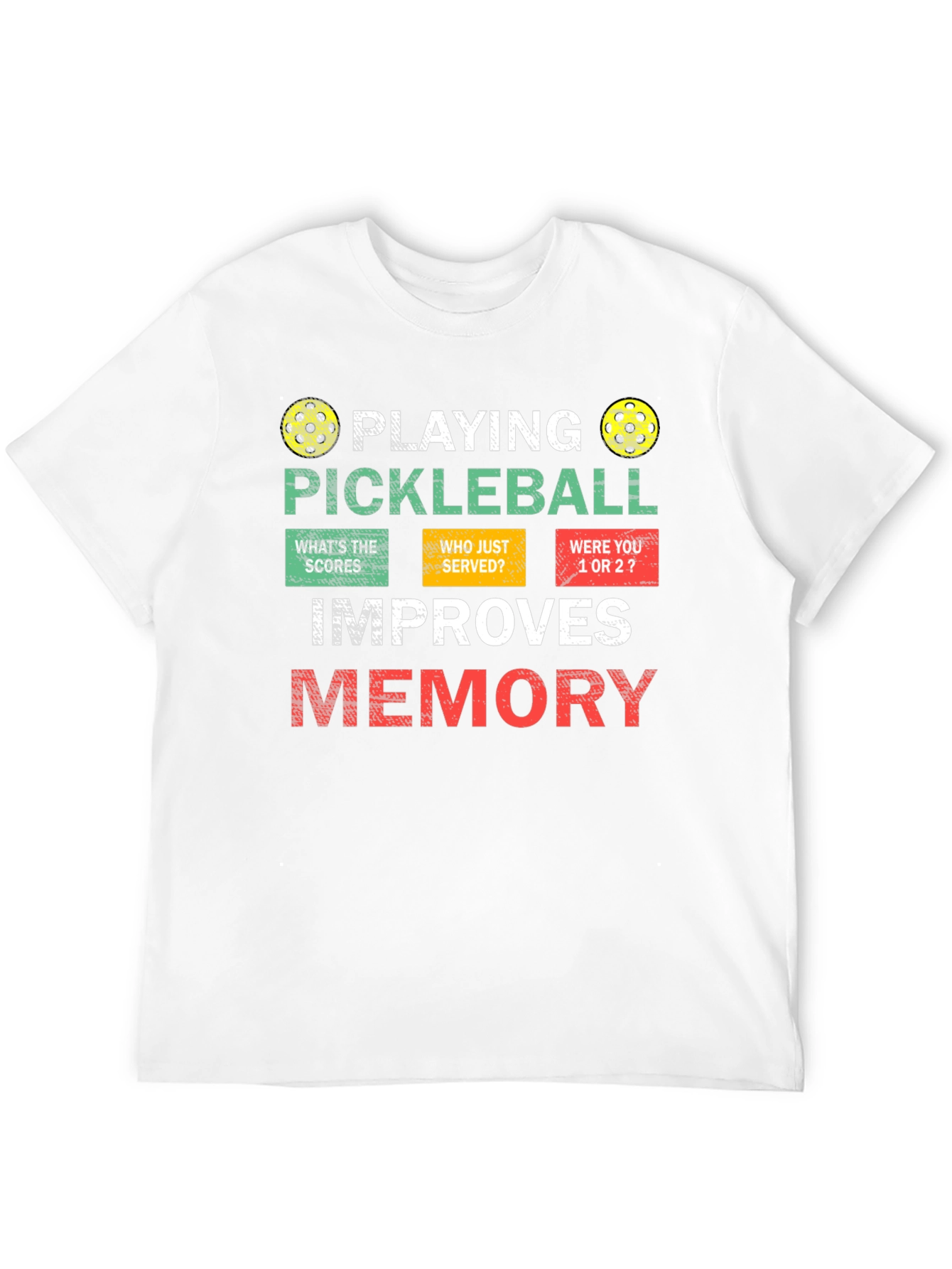 Pickleball Memory T-Shirt - Funny Sport Tee