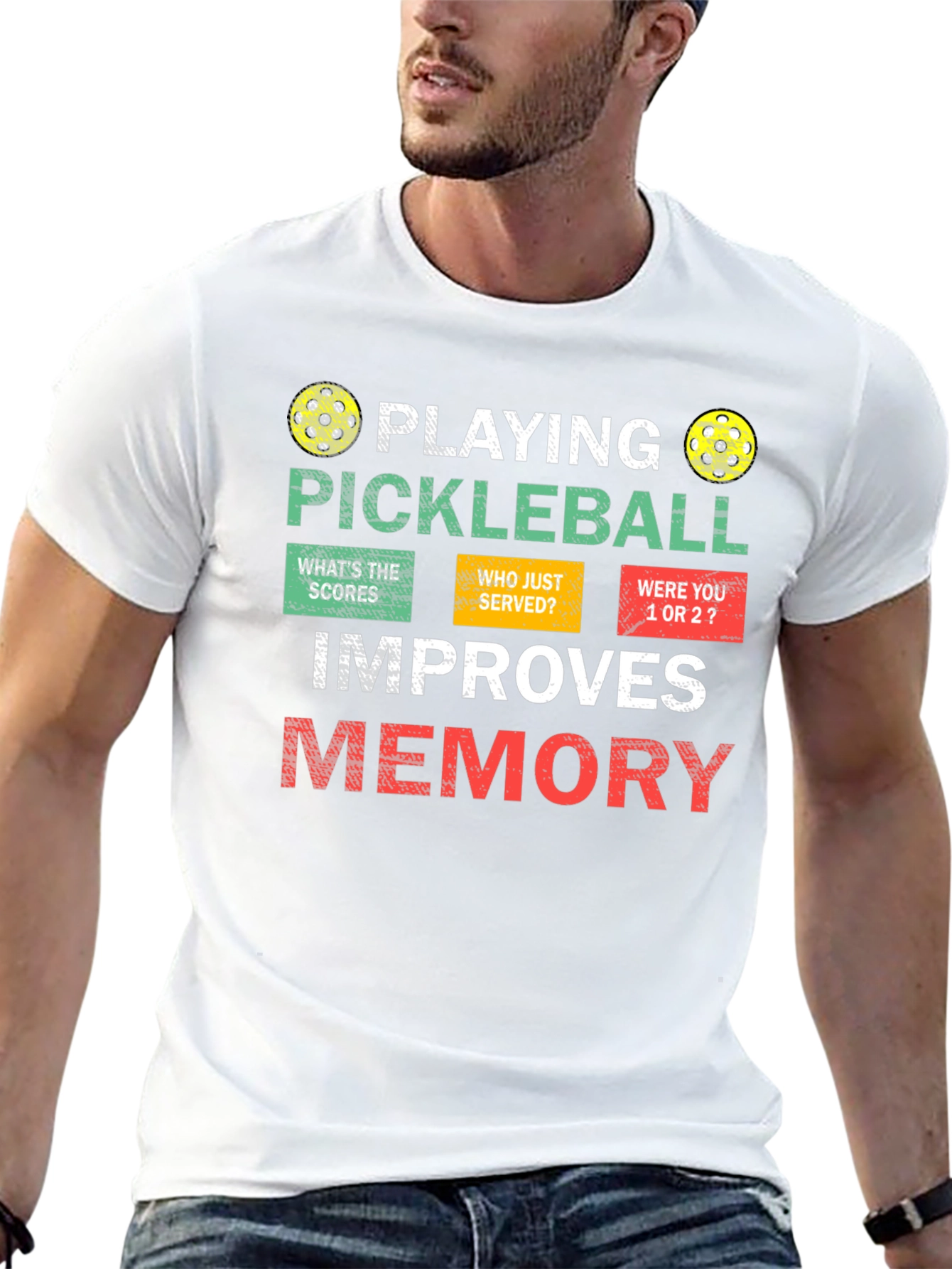Pickleball Memory T-Shirt - Funny Sport Tee