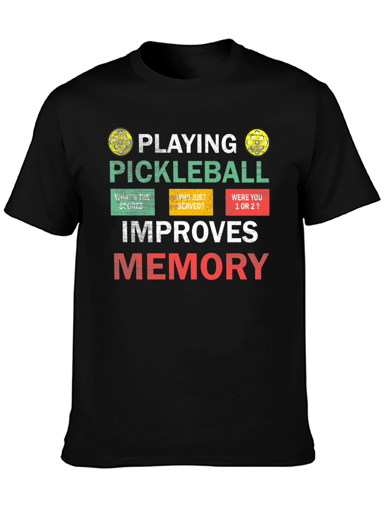 Pickleball Memory T-Shirt - Funny Sport Tee