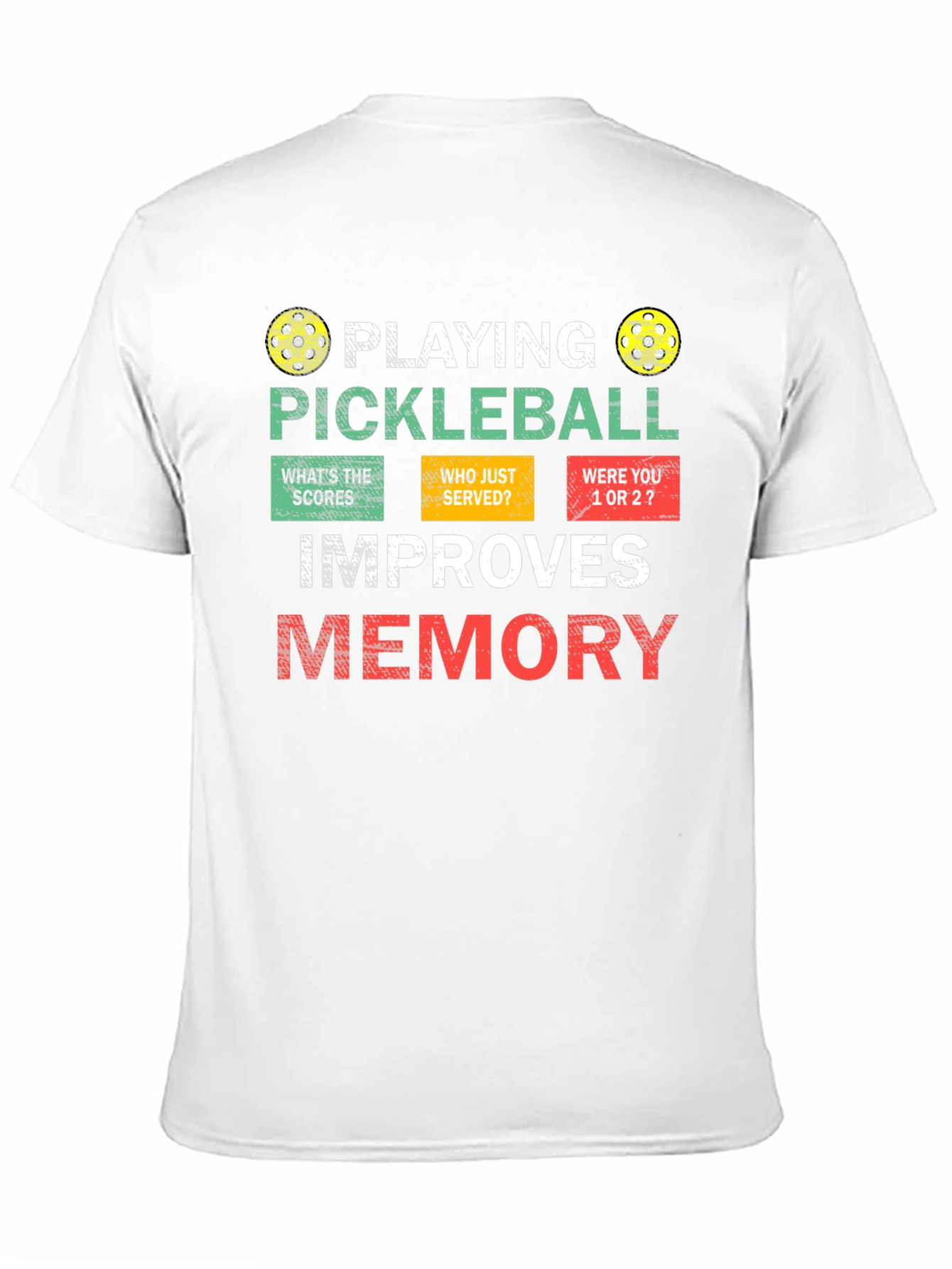 Pickleball Memory T-Shirt - Funny Sport Tee