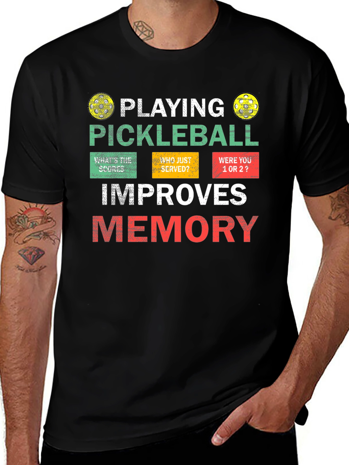 Pickleball Memory T-Shirt - Funny Sport Tee