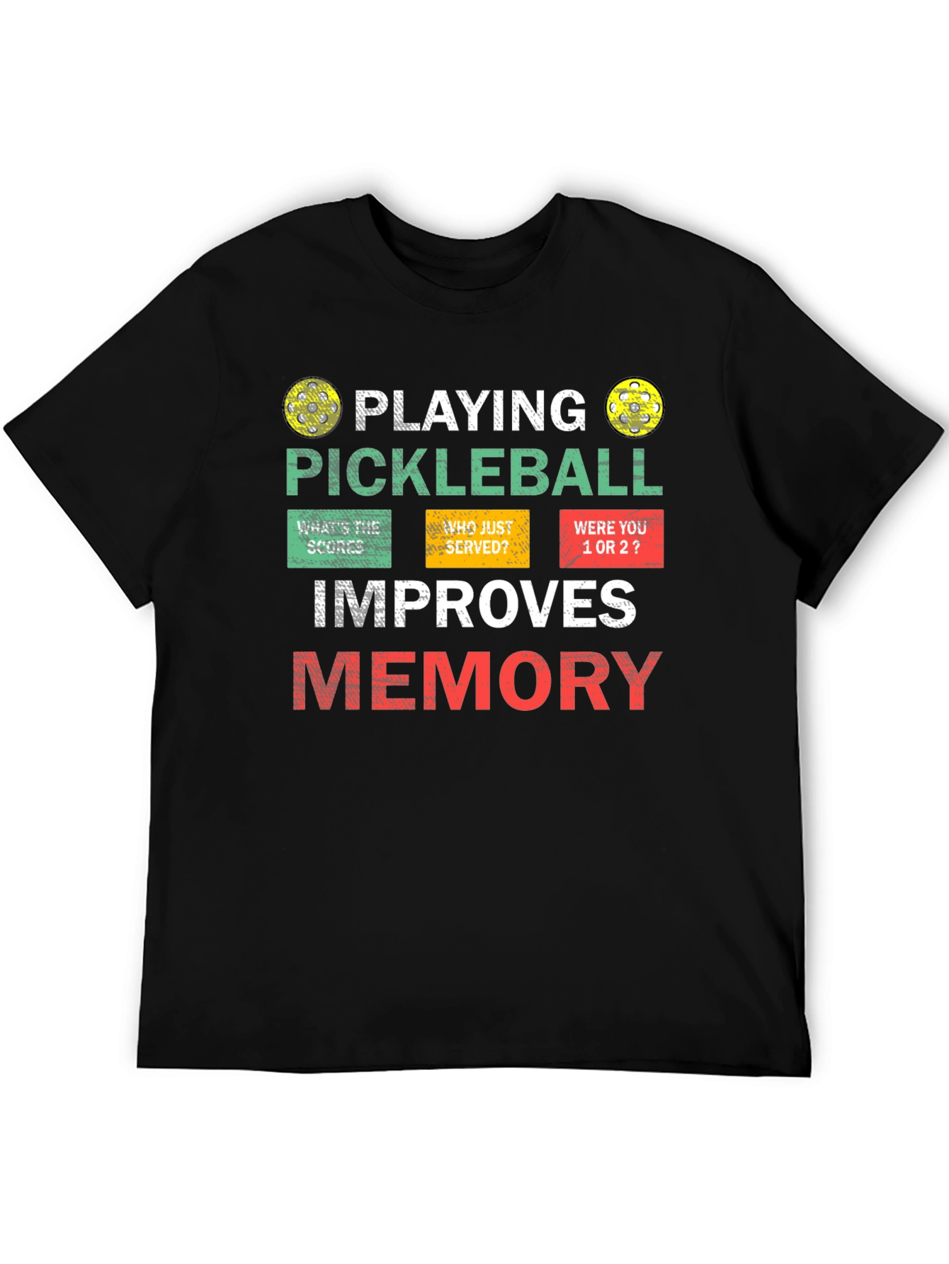 Pickleball Memory T-Shirt - Funny Sport Tee