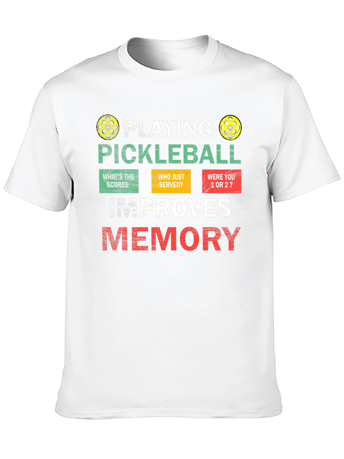 Pickleball Memory T-Shirt - Funny Sport Tee