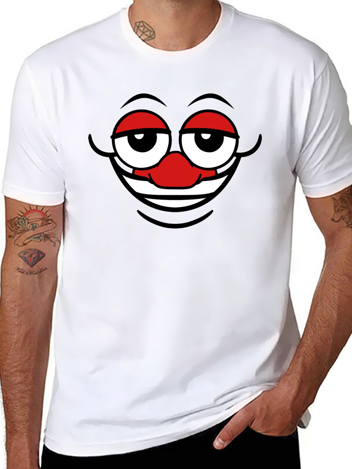 Smiley Face Black T-Shirt