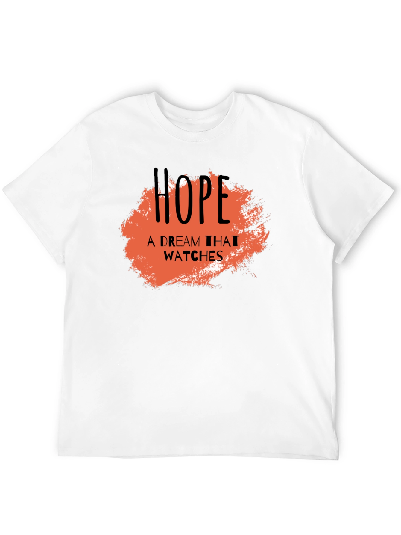 Hope Dream Watches Graphic Black T-Shirt