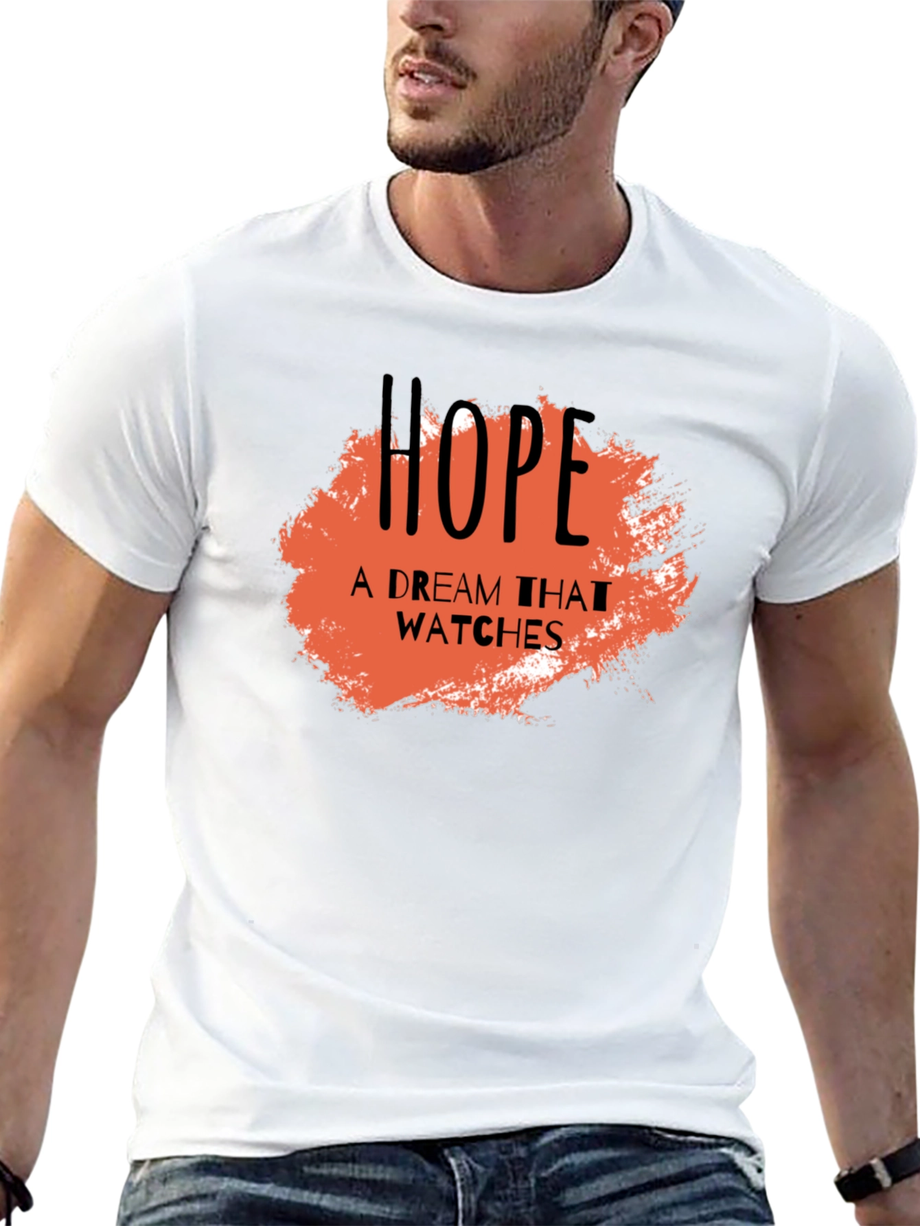 Hope Dream Watches Graphic Black T-Shirt
