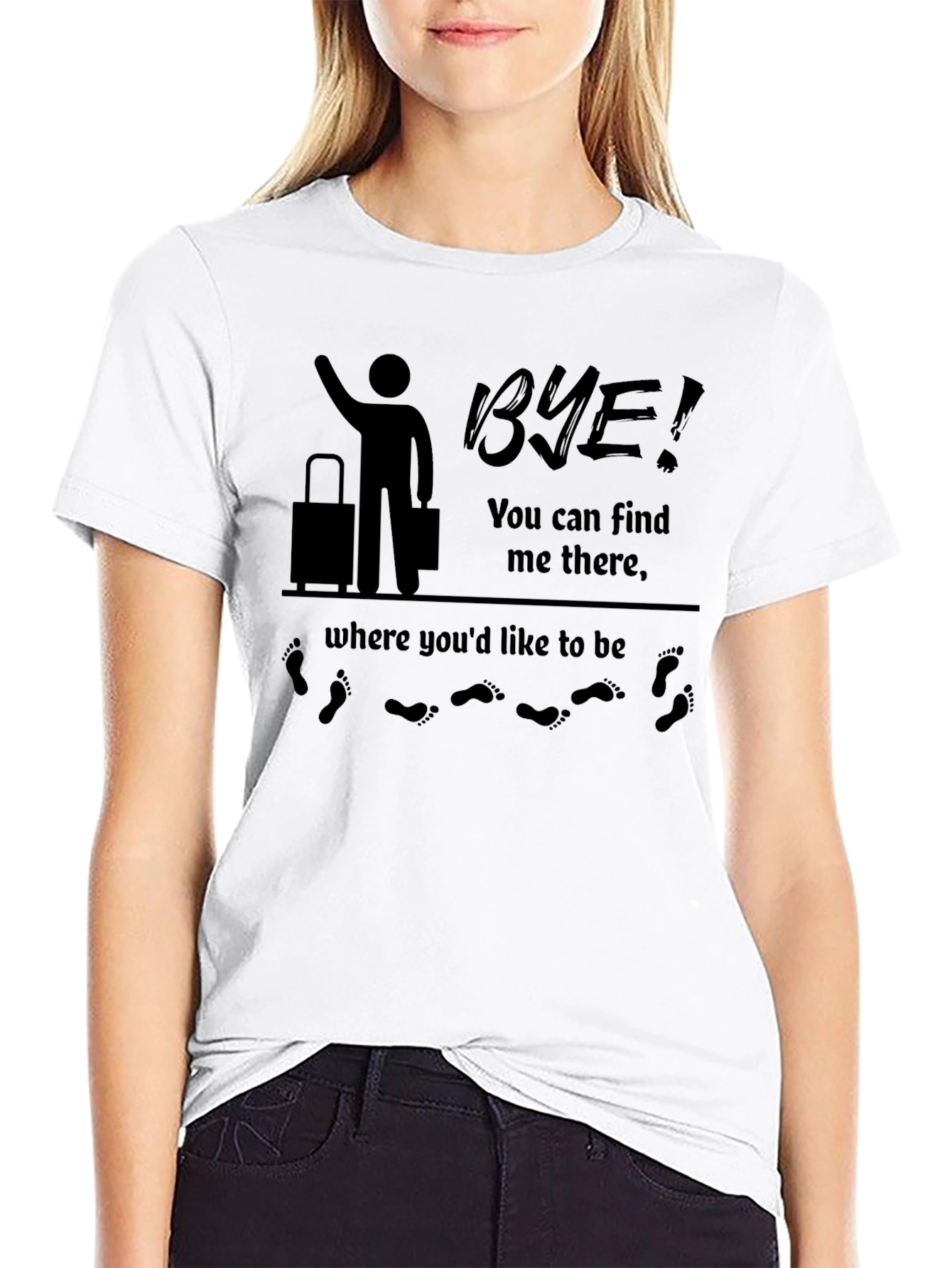 Bye! Graphic T-Shirt - Find Me There Travel Tee