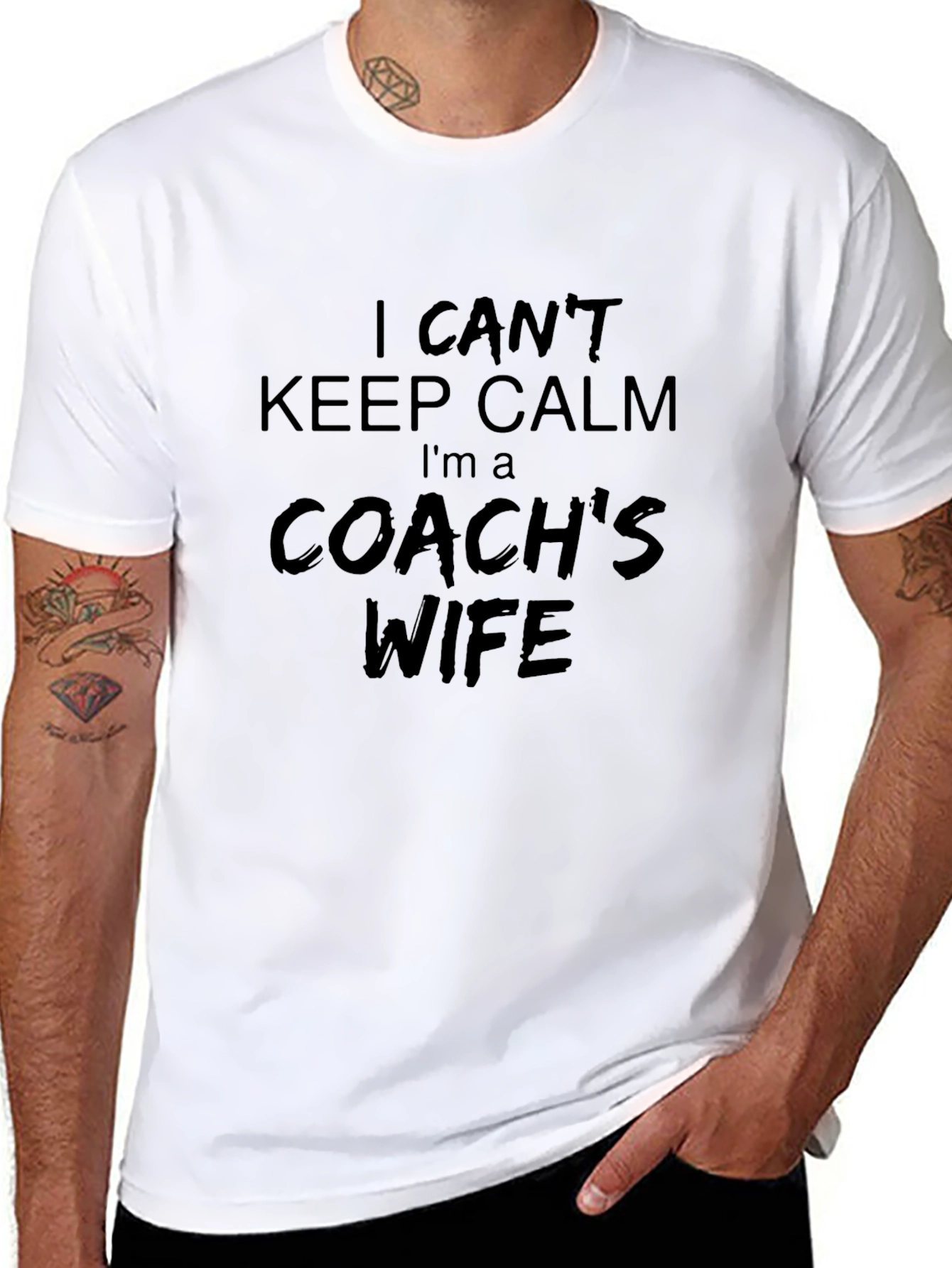 I Cant Keep Calm Coachs Wife T-Shirt