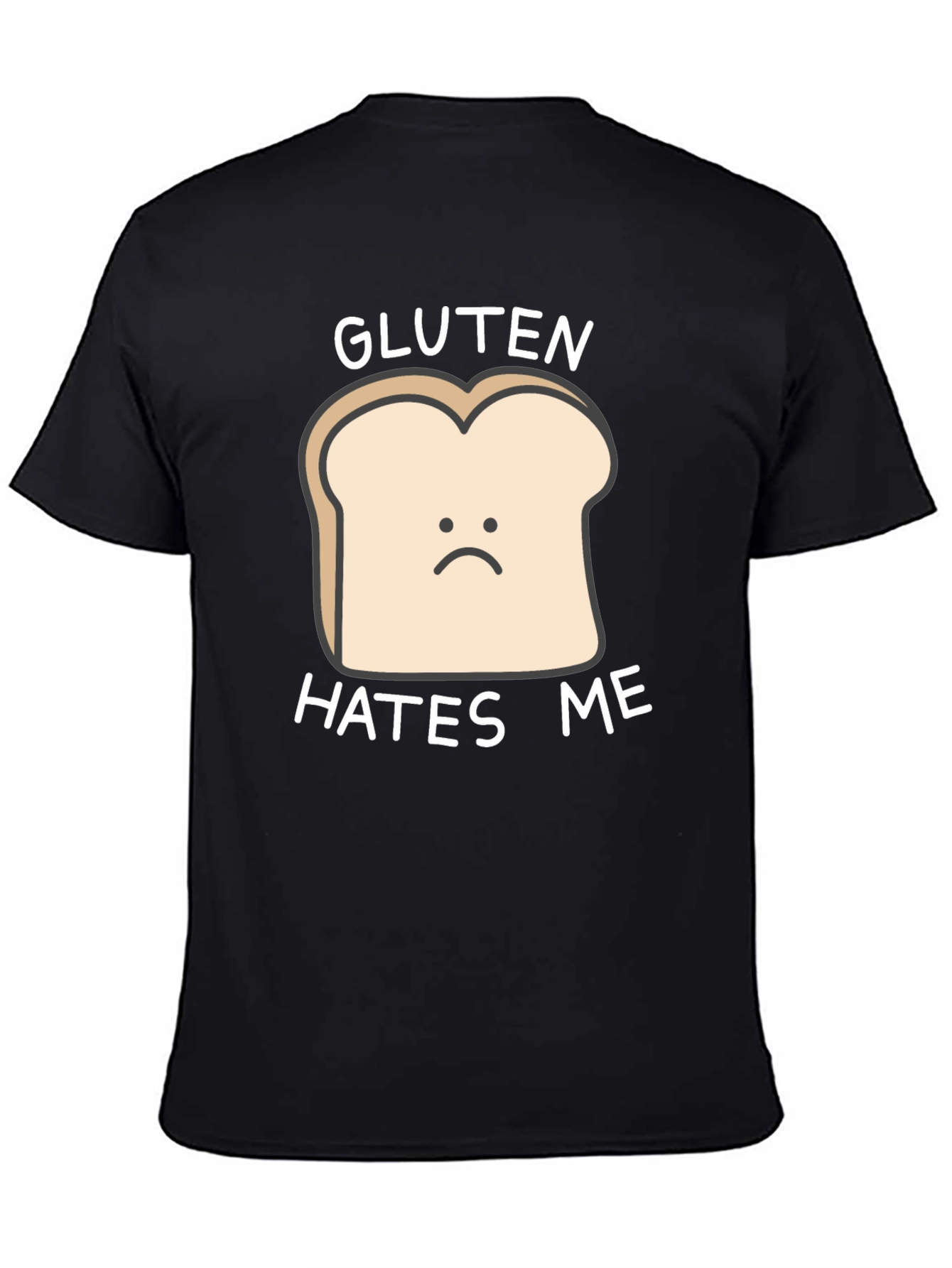 Gluten Hates Me T-Shirt - Funny Food Allergy Tee