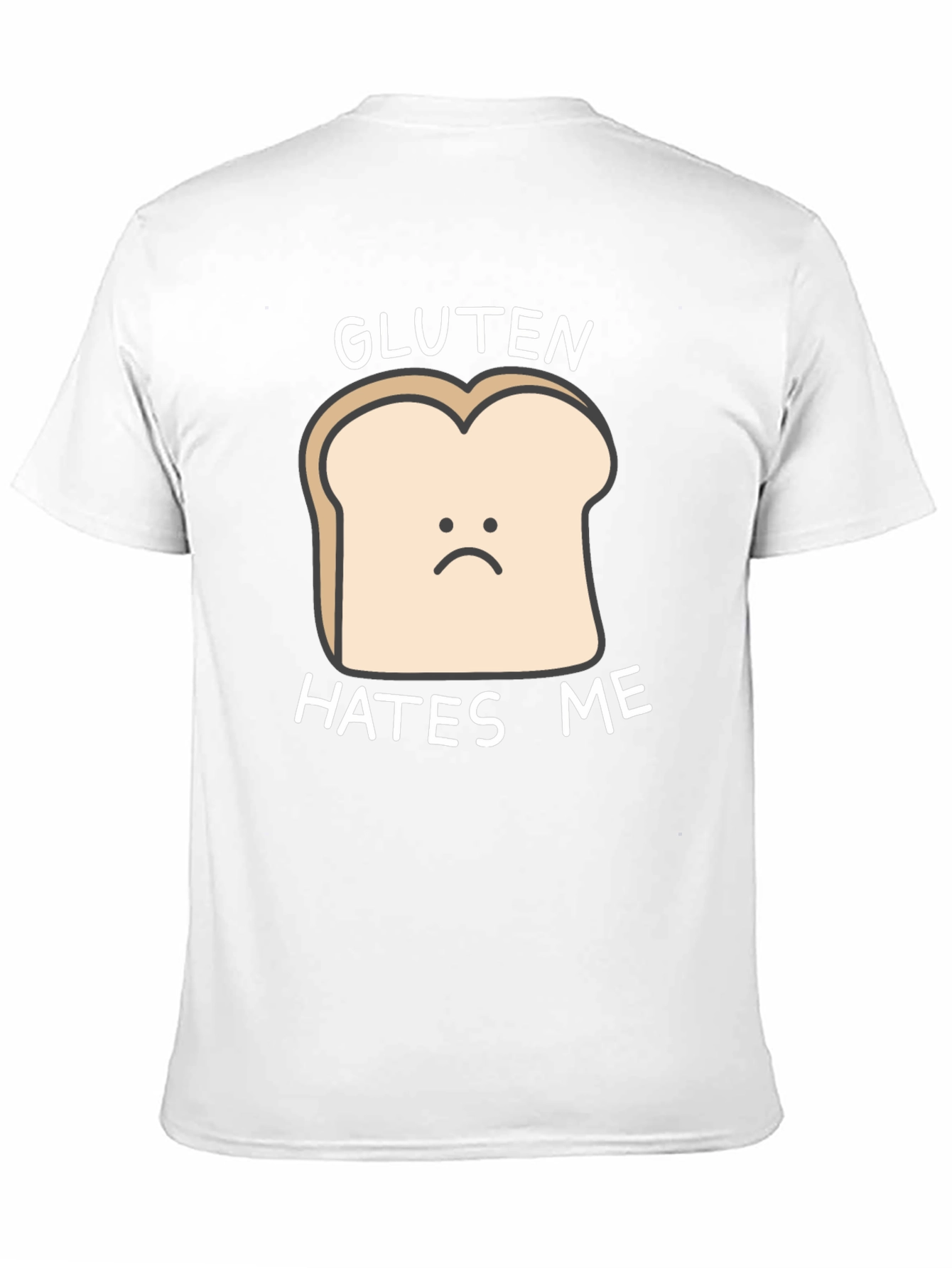 Gluten Hates Me T-Shirt - Funny Food Allergy Tee