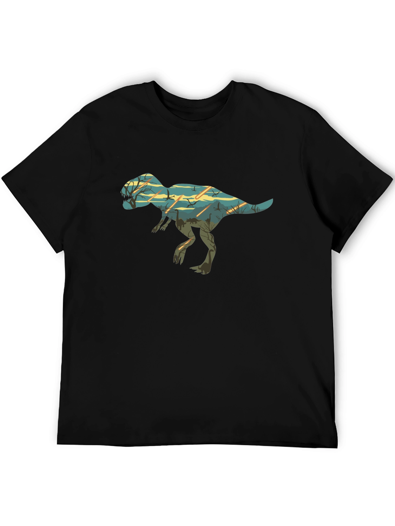 Dino Sunset Graphic Tee