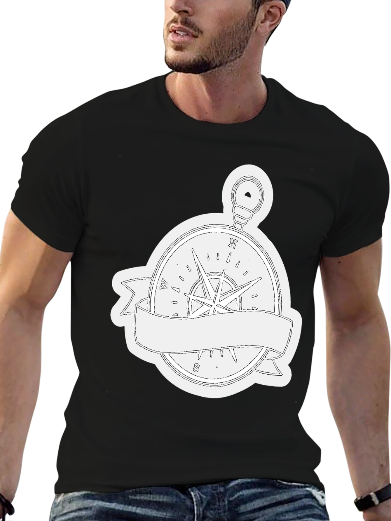 Compass Rose T-Shirt - Nautical Style