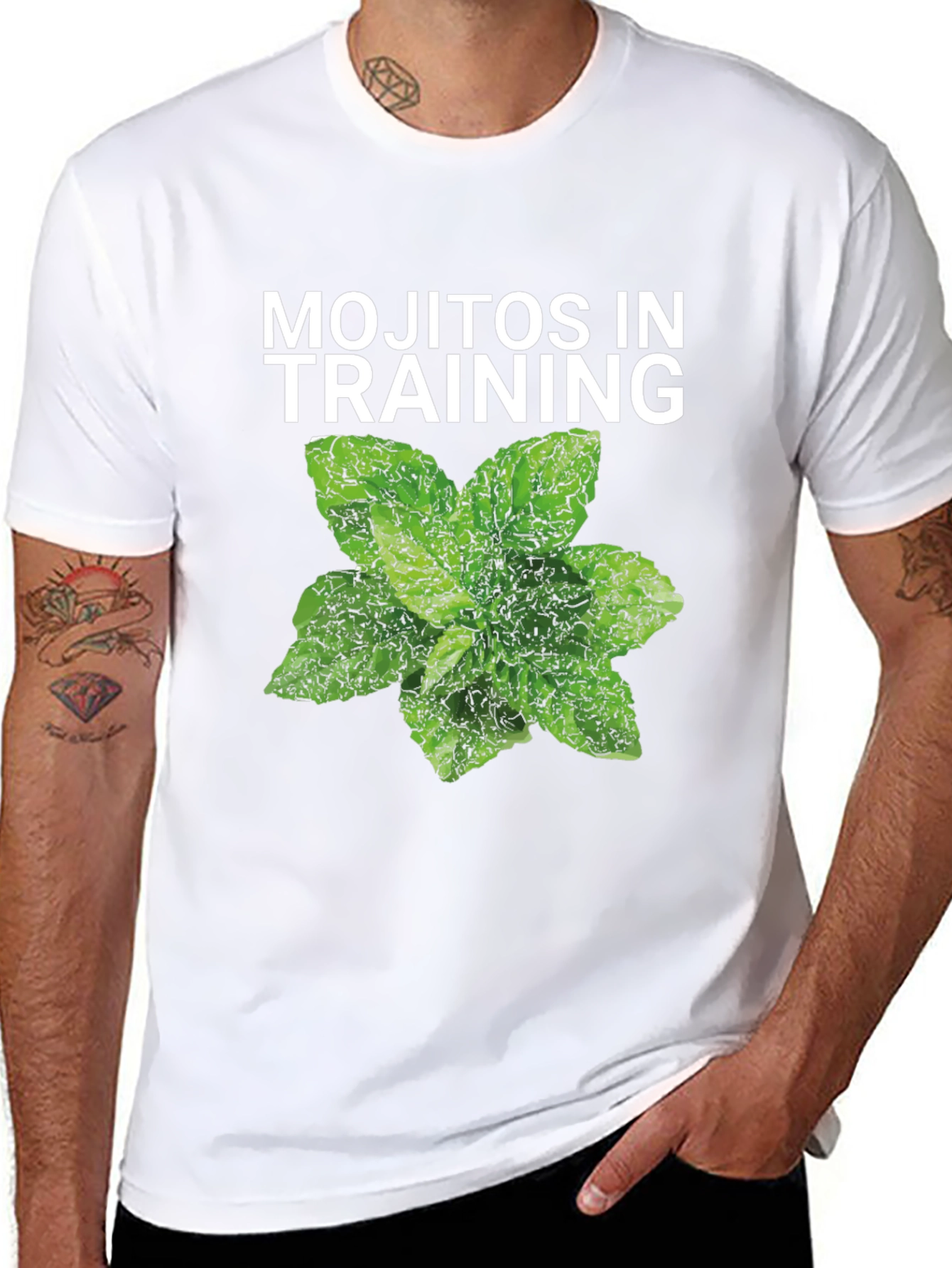 Mojitos in Training Graphic Tee - Soft Cotton Blend