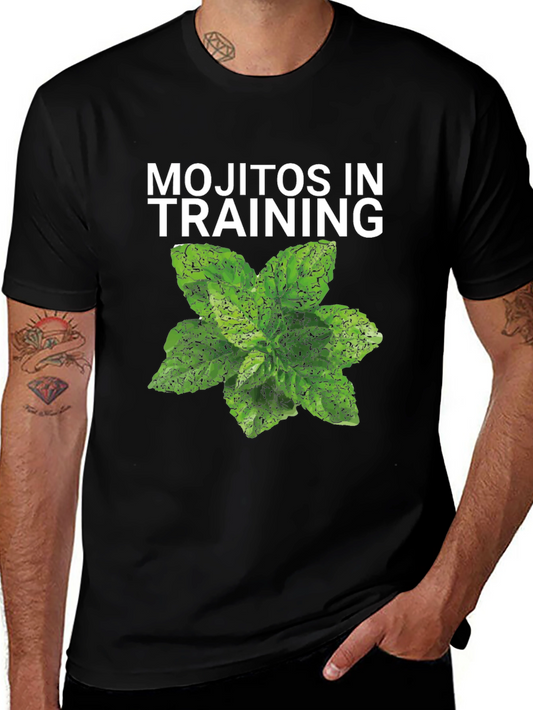 Mojitos in Training Graphic Tee - Soft Cotton Blend