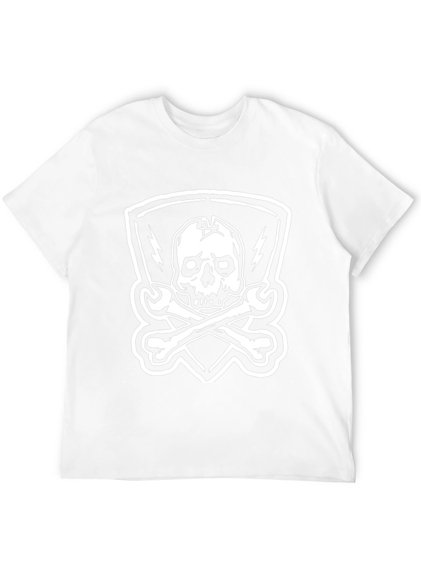 Skull & Wrenches Graphic Tee - Edgy Black T-Shirt