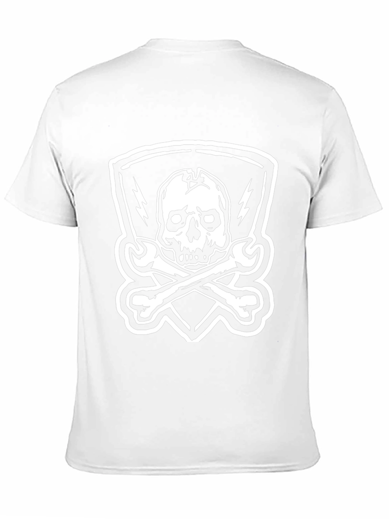 Skull & Wrenches Graphic Tee - Edgy Black T-Shirt
