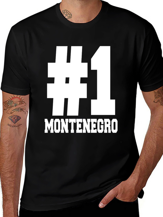 Montenegro #1 Fan T-Shirt - Black