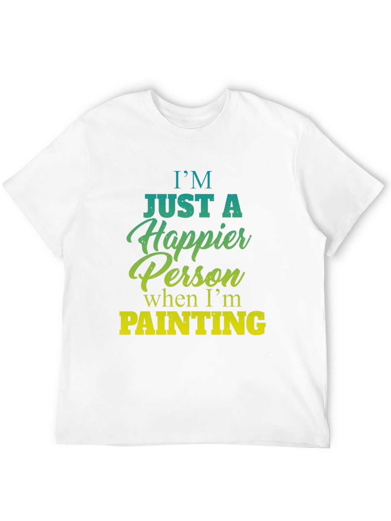 Happier Person Painting Graphic Tee