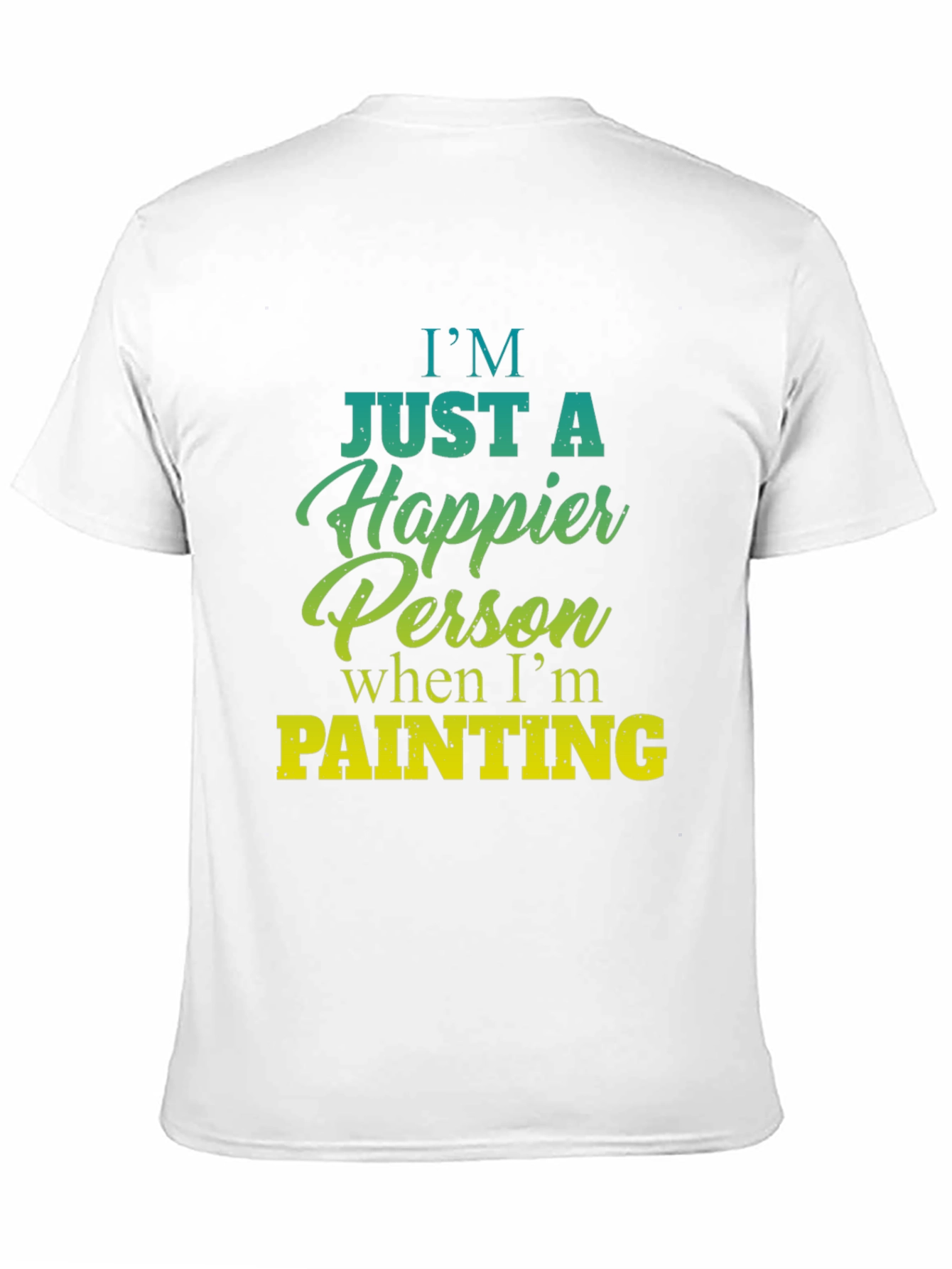 Happier Person Painting Graphic Tee