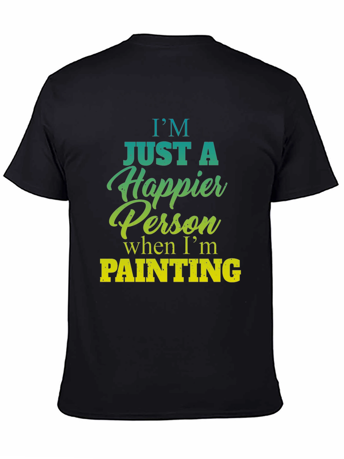 Happier Person Painting Graphic Tee
