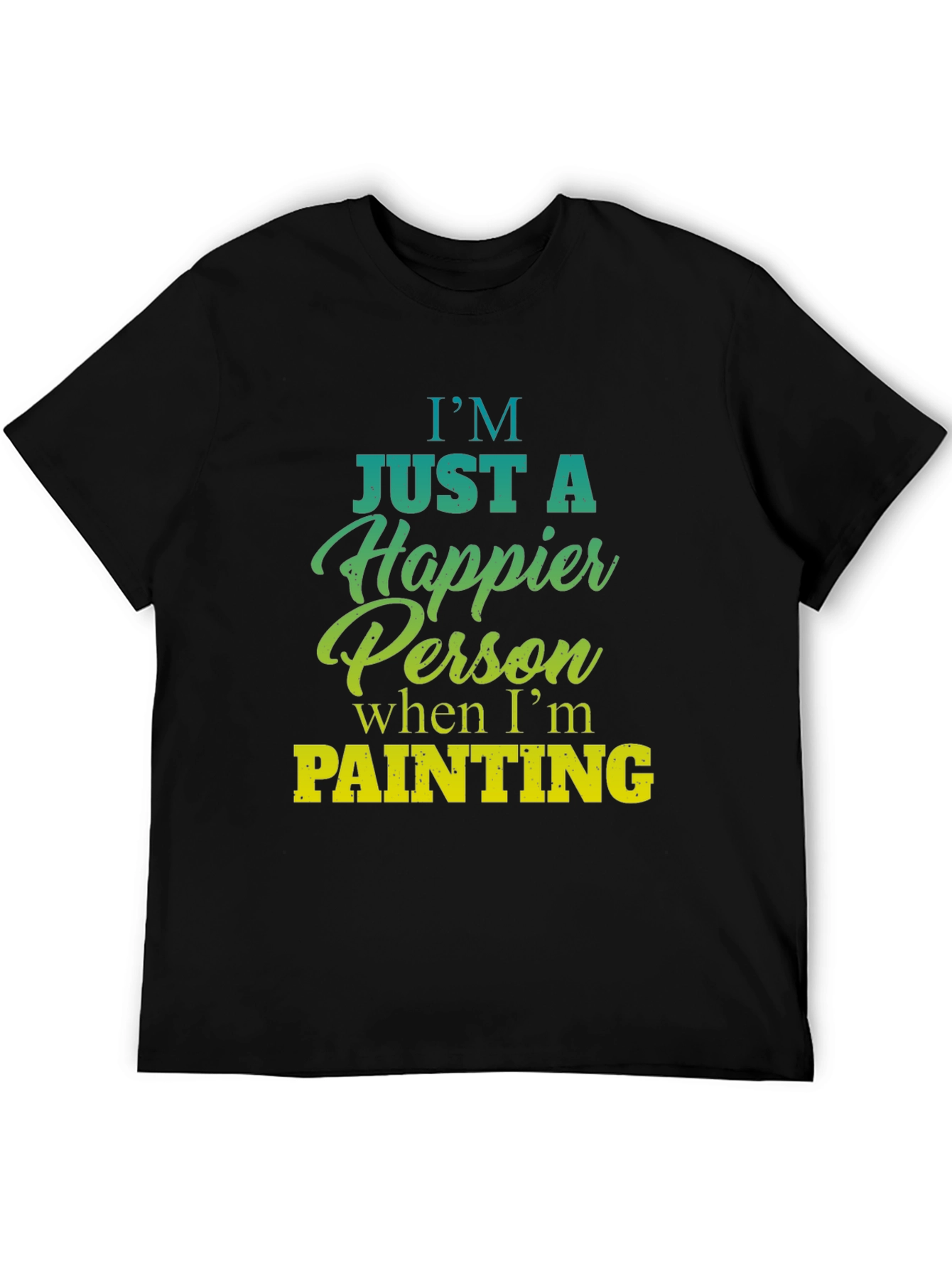 Happier Person Painting Graphic Tee