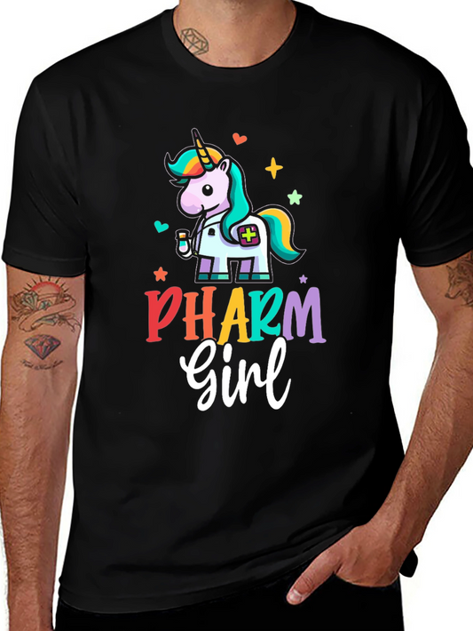Pharm Girl Unicorn T-Shirt - Colorful Cute & Unique