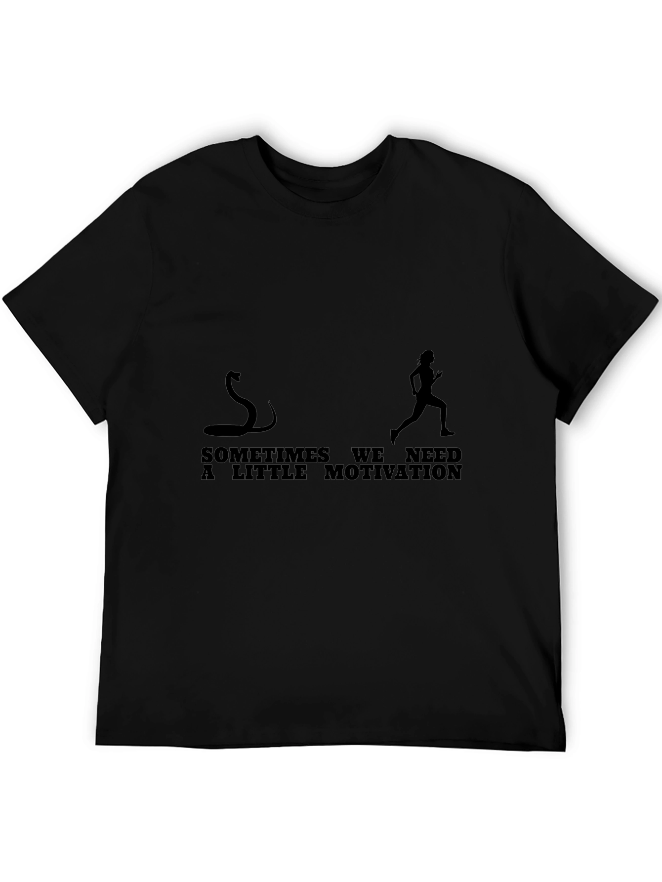 Motivational Snake Chasing Runner T-Shirt