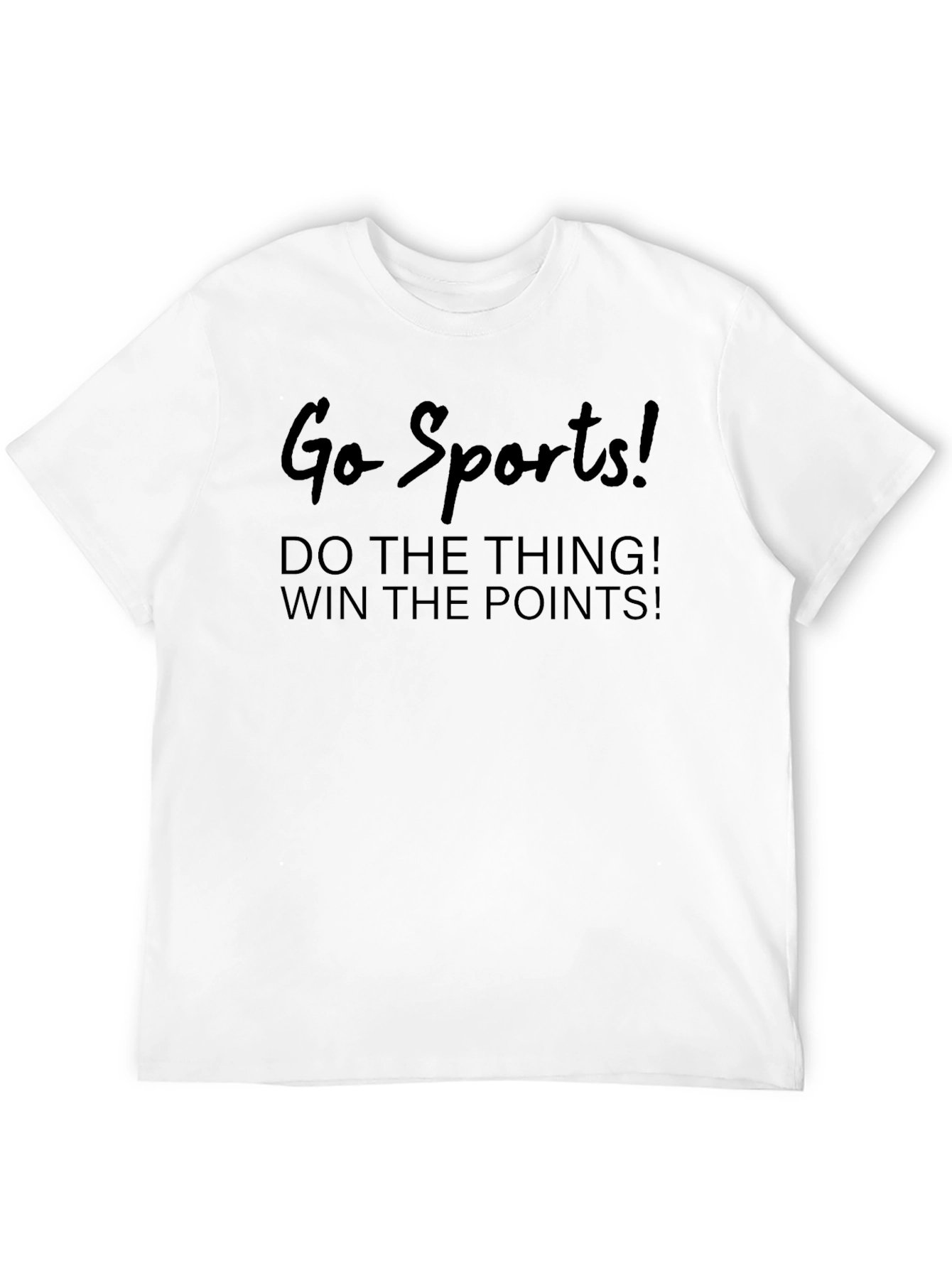 Go Sports! Novelty Graphic T-Shirt