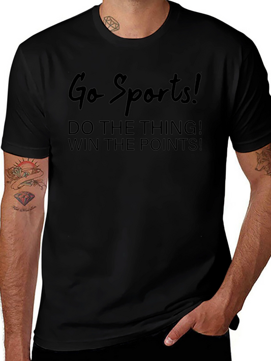 Go Sports! Novelty Graphic T-Shirt