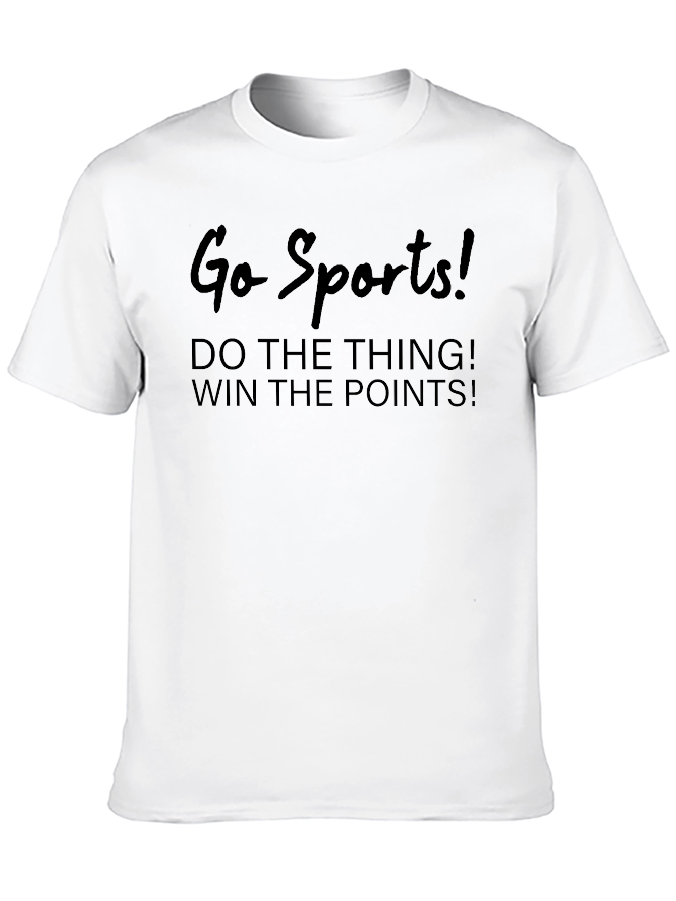 Go Sports! Novelty Graphic T-Shirt