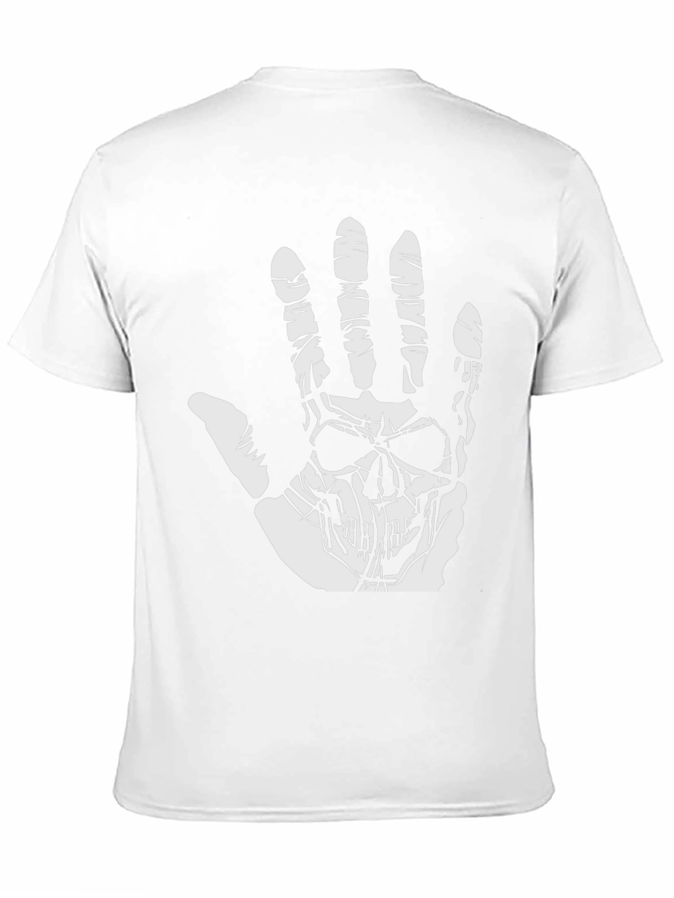 Skull Hand Graphic Tee - Mens Black T-Shirt