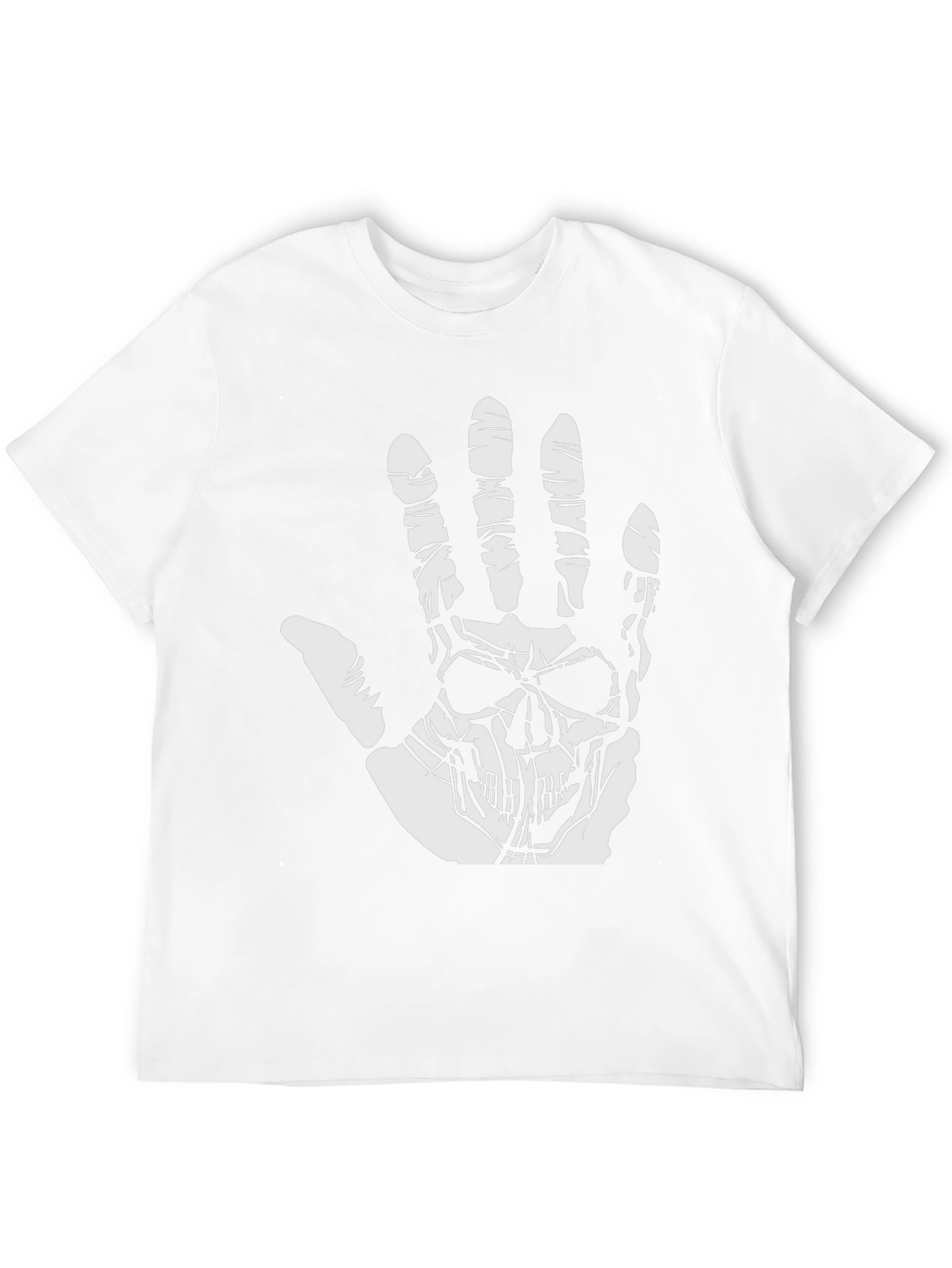 Skull Hand Graphic Tee - Mens Black T-Shirt