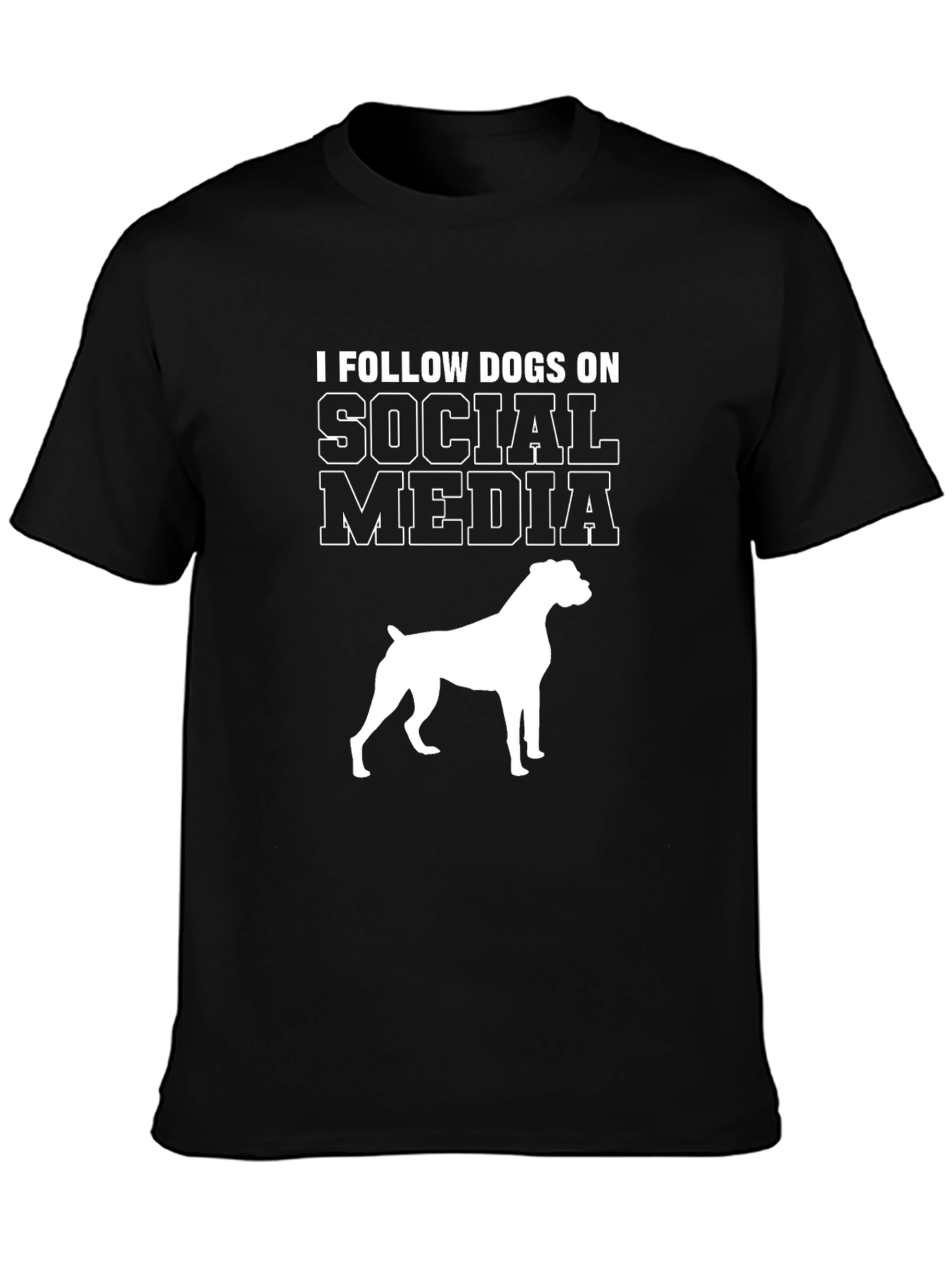 Dog Lover Social Media T-Shirt