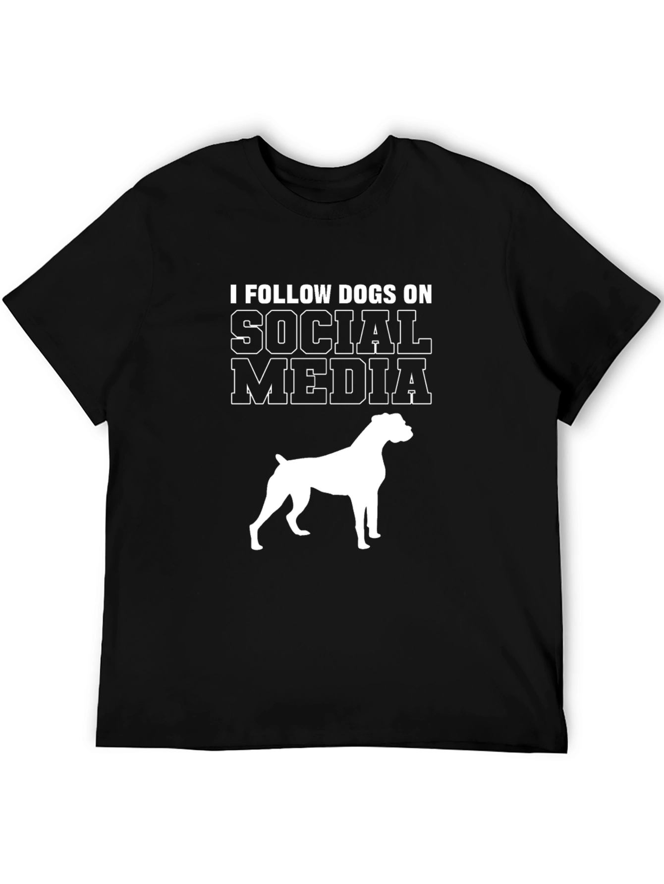 Dog Lover Social Media T-Shirt