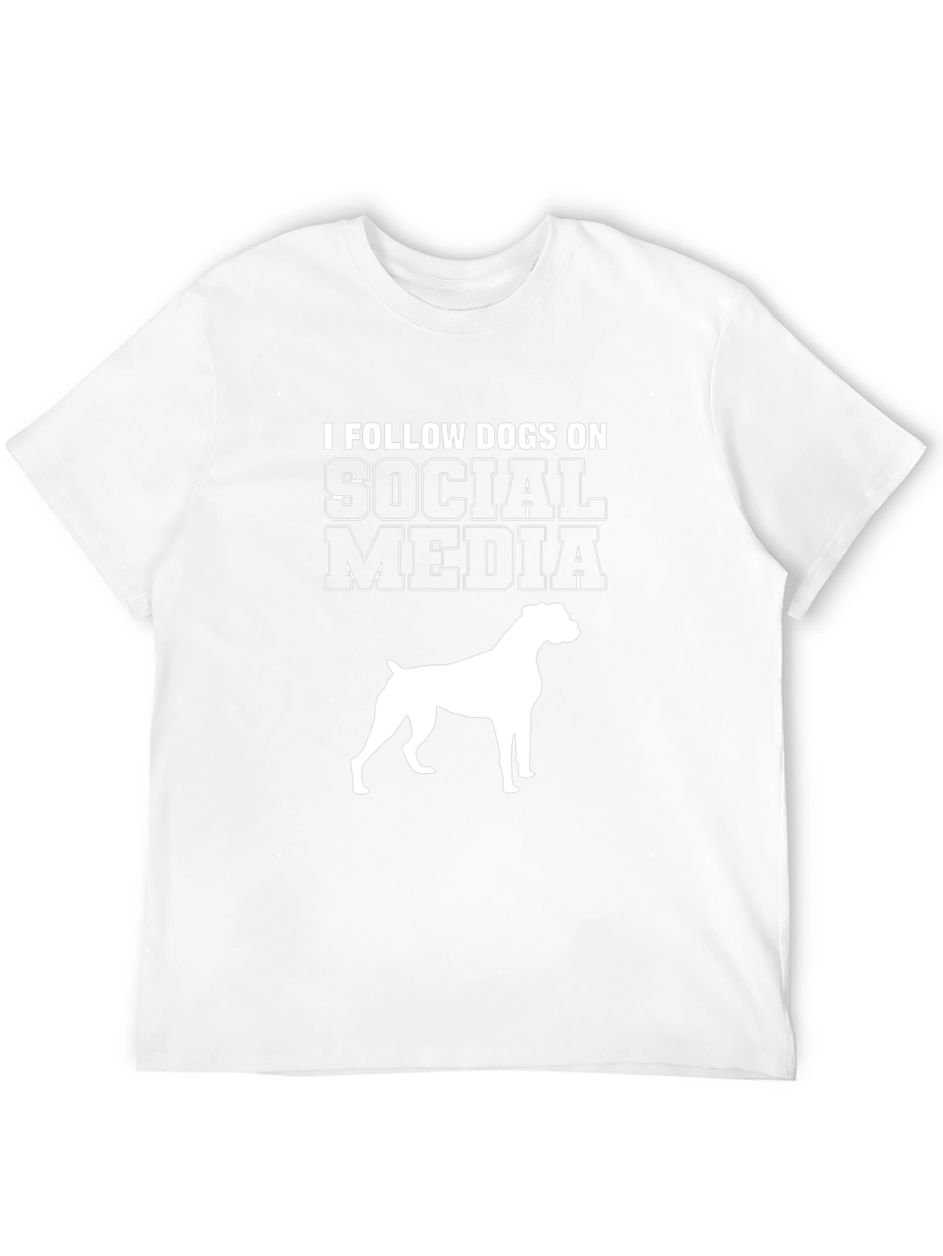 Dog Lover Social Media T-Shirt