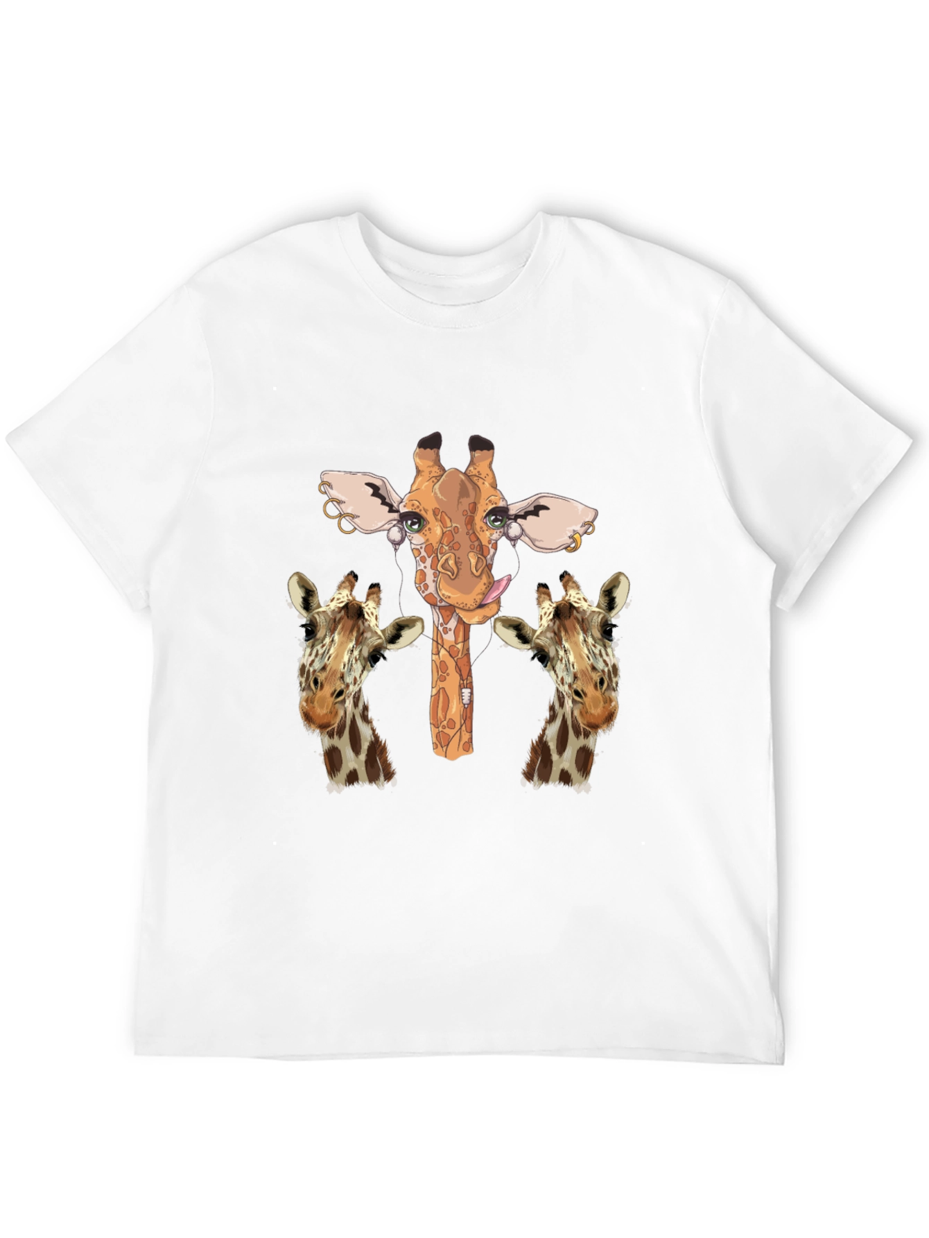 Giraffe T-Shirt Unique Print Unisex