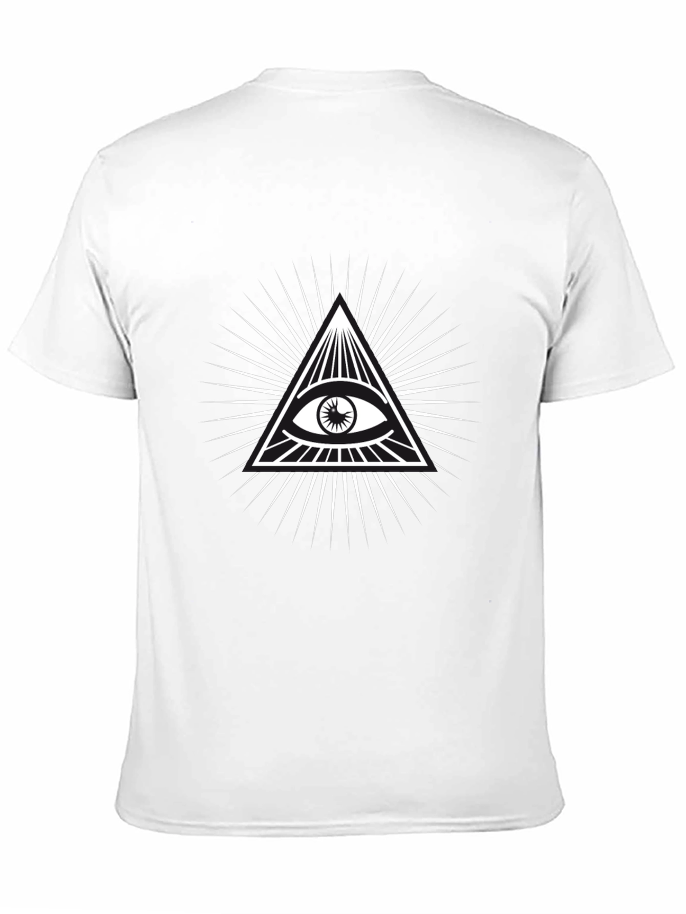 Illuminati Eye Graphic Tee - Black T-Shirt